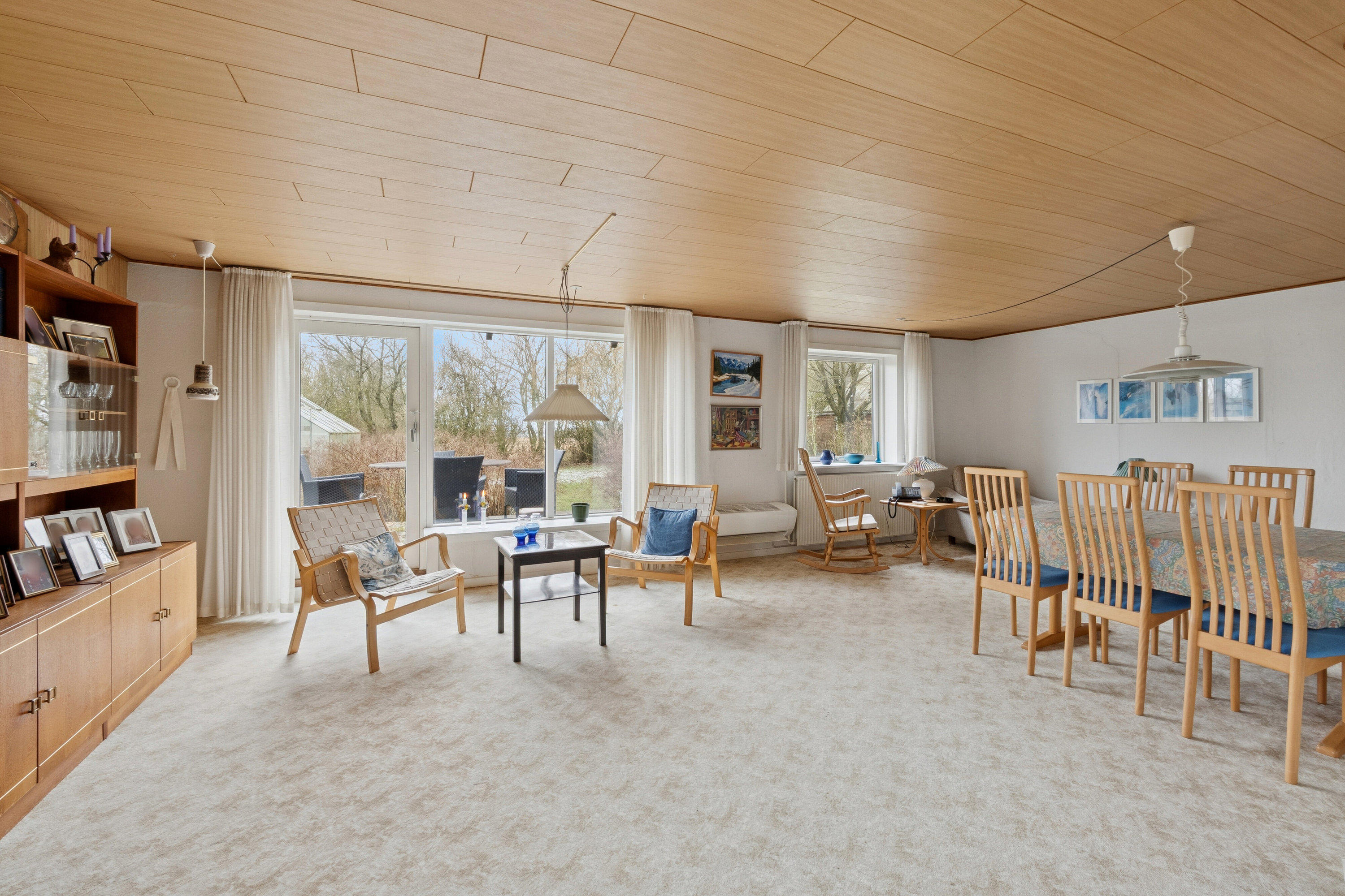 Miniaturebillede 1: stue. Billede af Hjertegræsvej 3, Sperring, 7700 Thisted