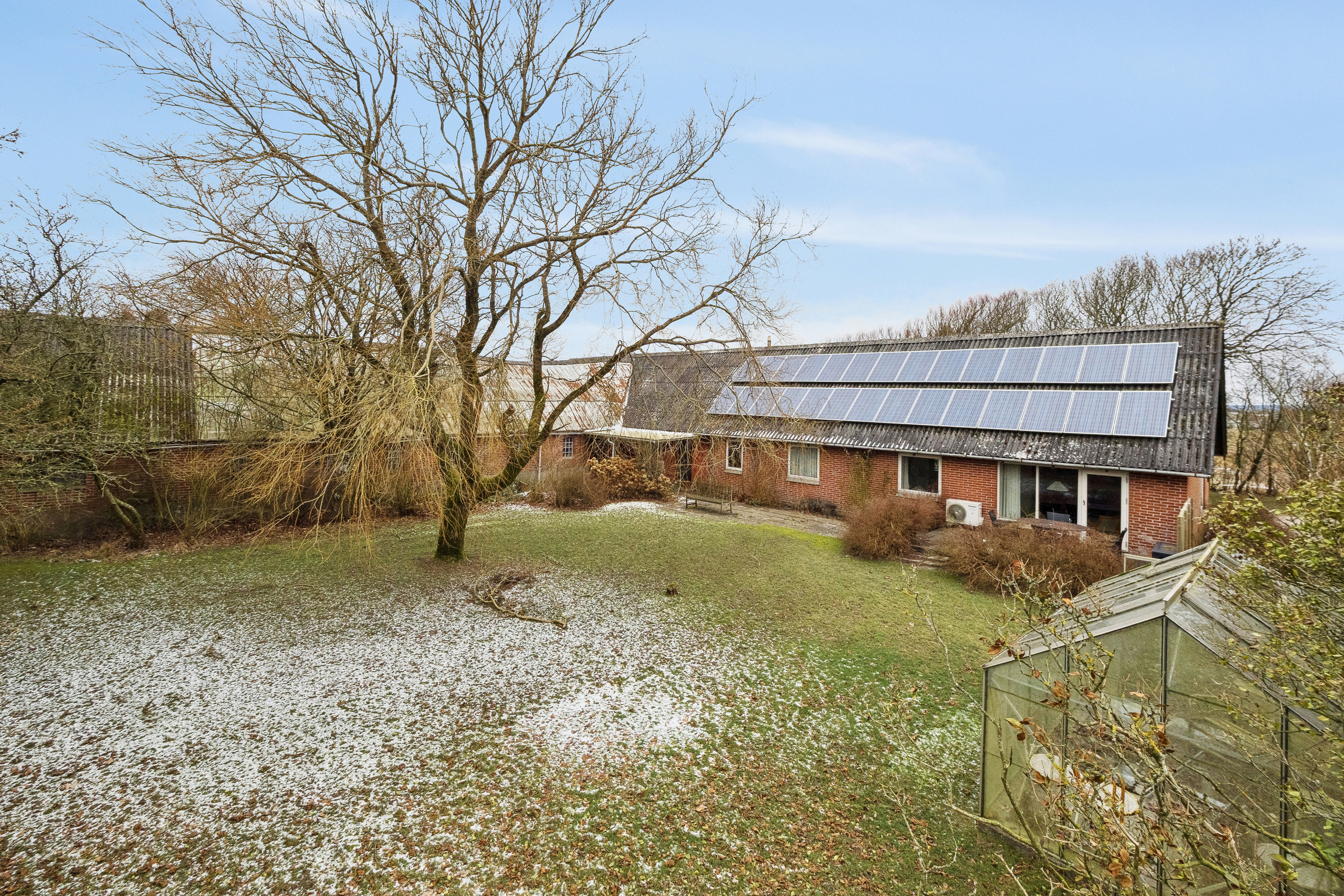 Fremhævet luftfoto billede i fuldskærmstilstand. Billede af Hjertegræsvej 3, Sperring, 7700 Thisted