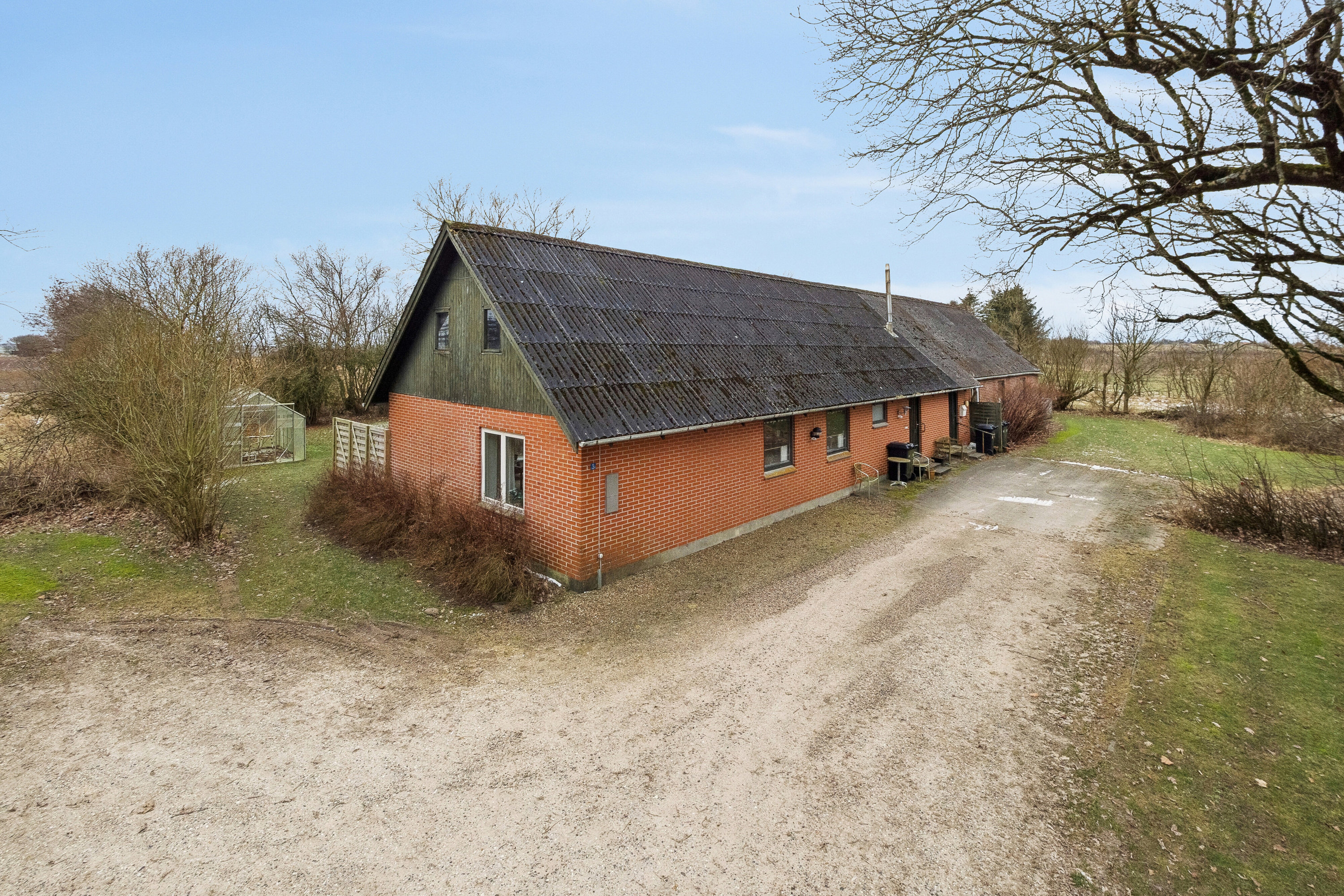Villa: Luftfoto på Hjertegræsvej 3, Sperring, 7700 Thisted