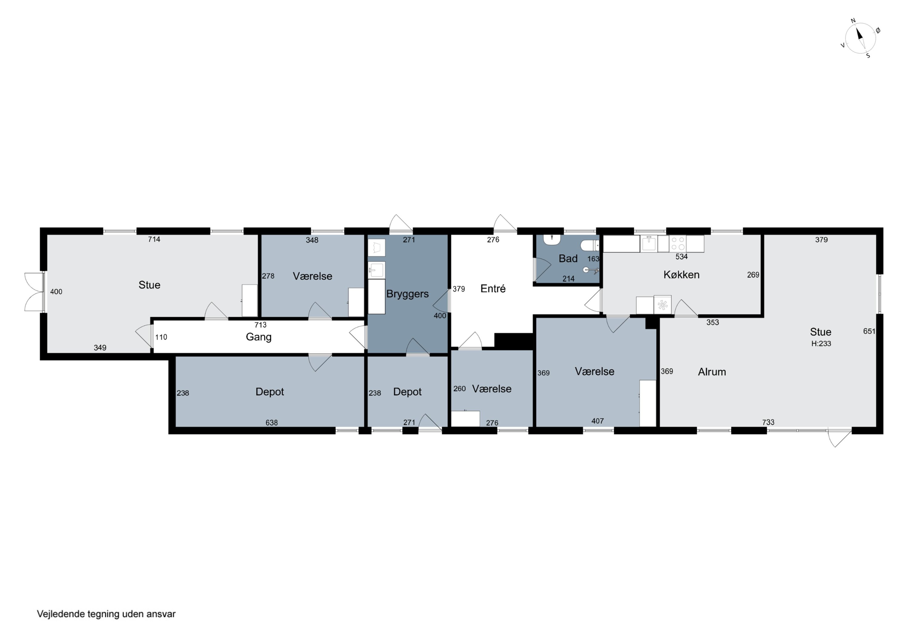 Plantegninger billede af Hjertegræsvej 3, Sperring, 7700 Thisted