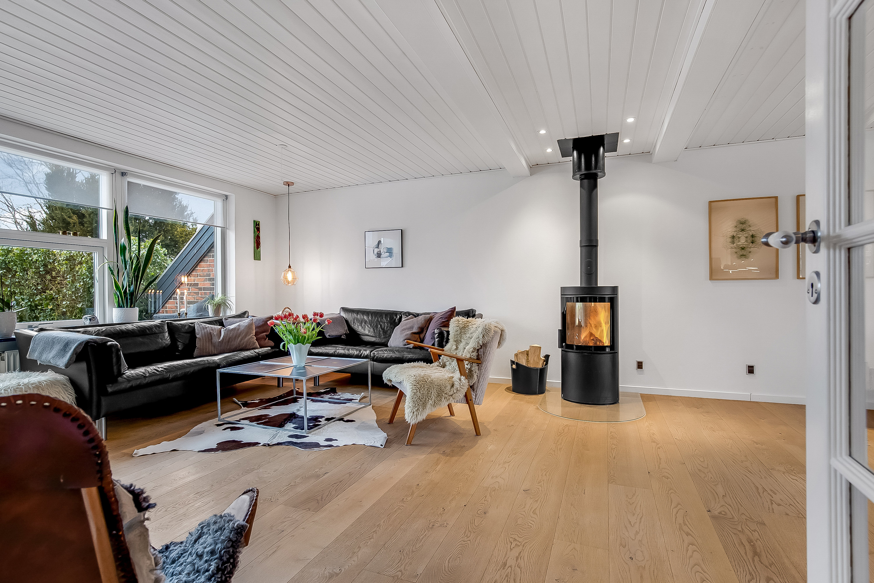 Fremhævet stue billede i fuldskærmstilstand. Billede af Otte Ruds Vej 9, 7100 Vejle