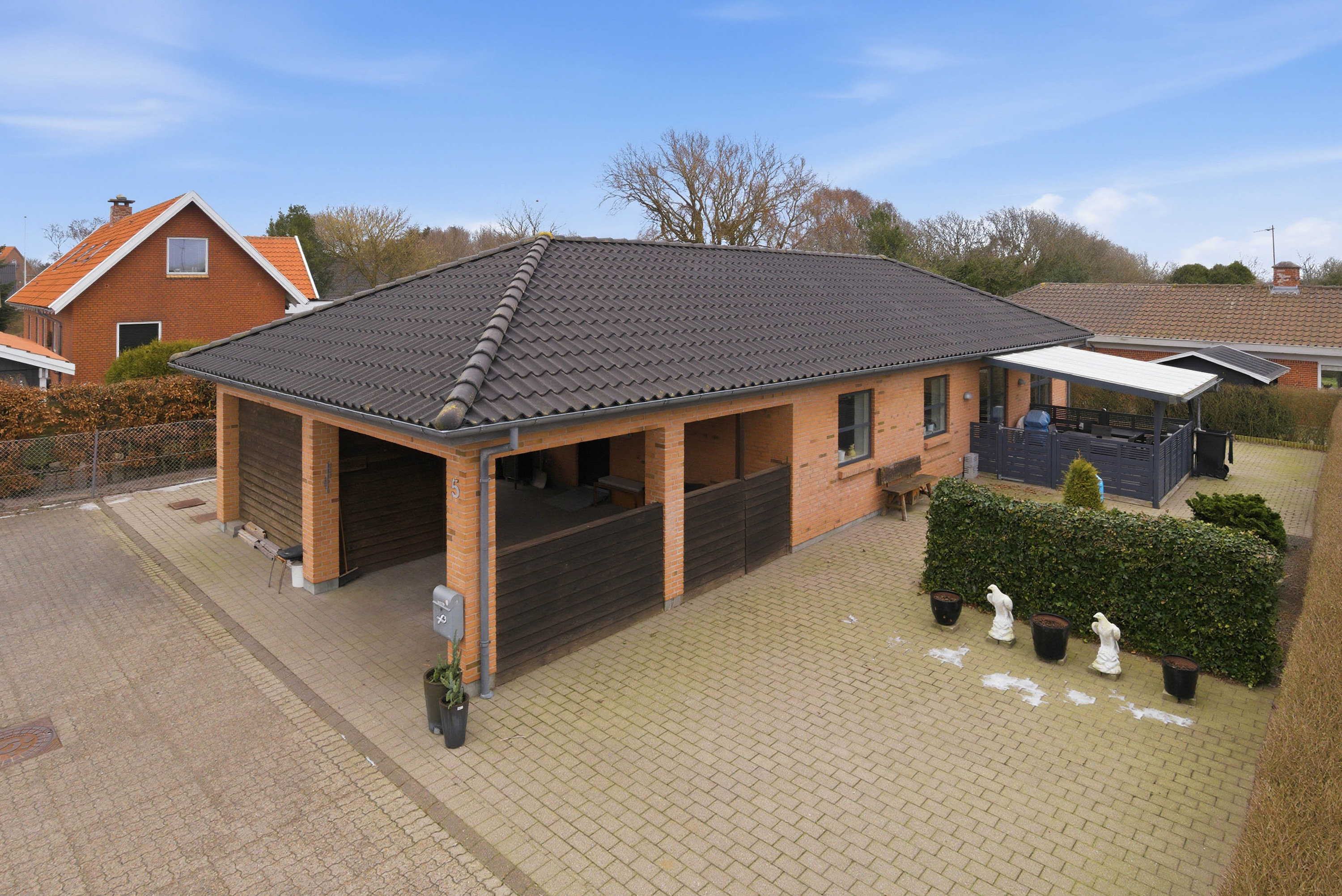 Rækkehus: Ejendommen på Blommehaven 5, 7570 Vemb