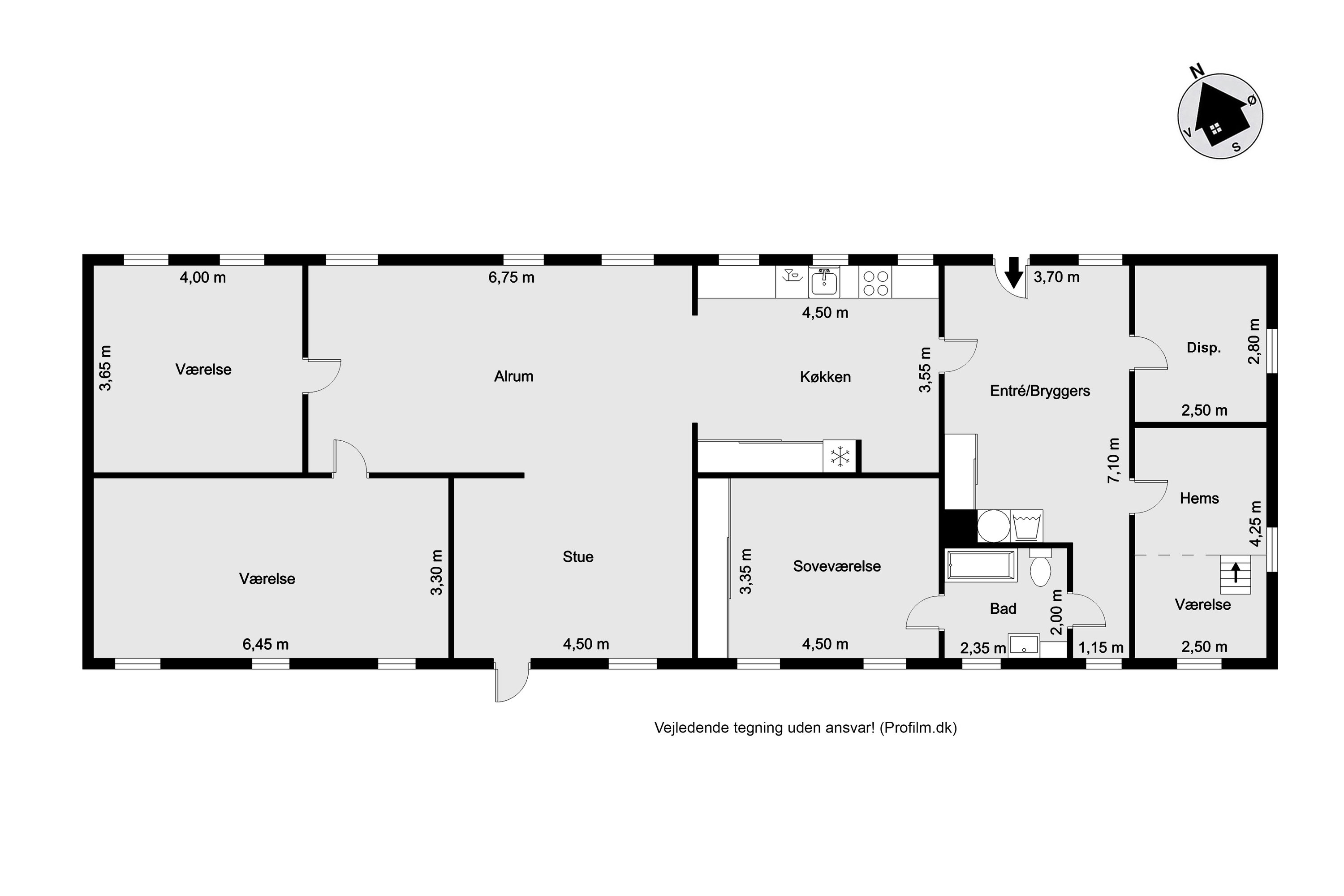 Plantegninger billede af Skalstrupvej 57, Skalstrup, 7570 Vemb