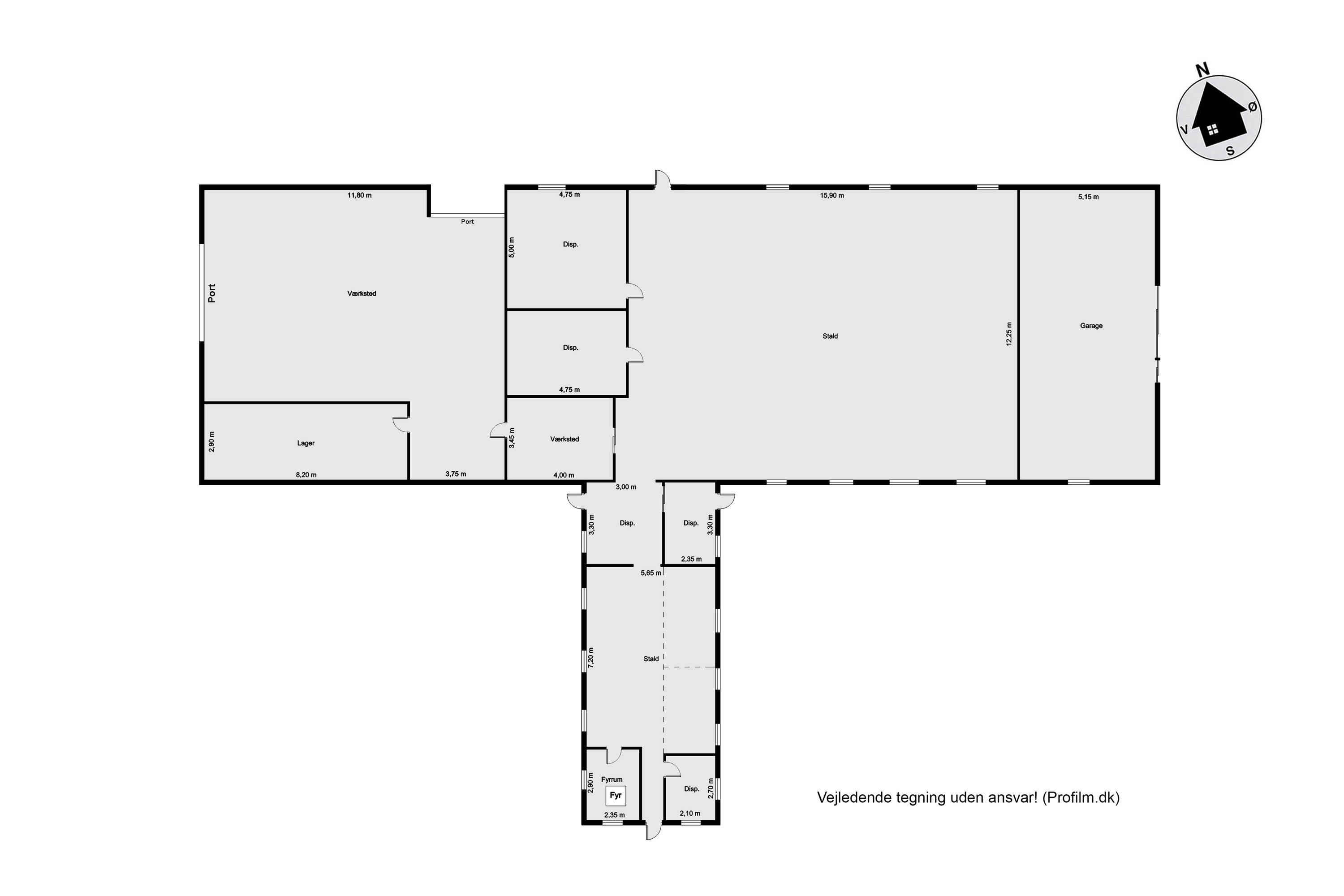 Plantegninger billede af Skalstrupvej 57, Skalstrup, 7570 Vemb