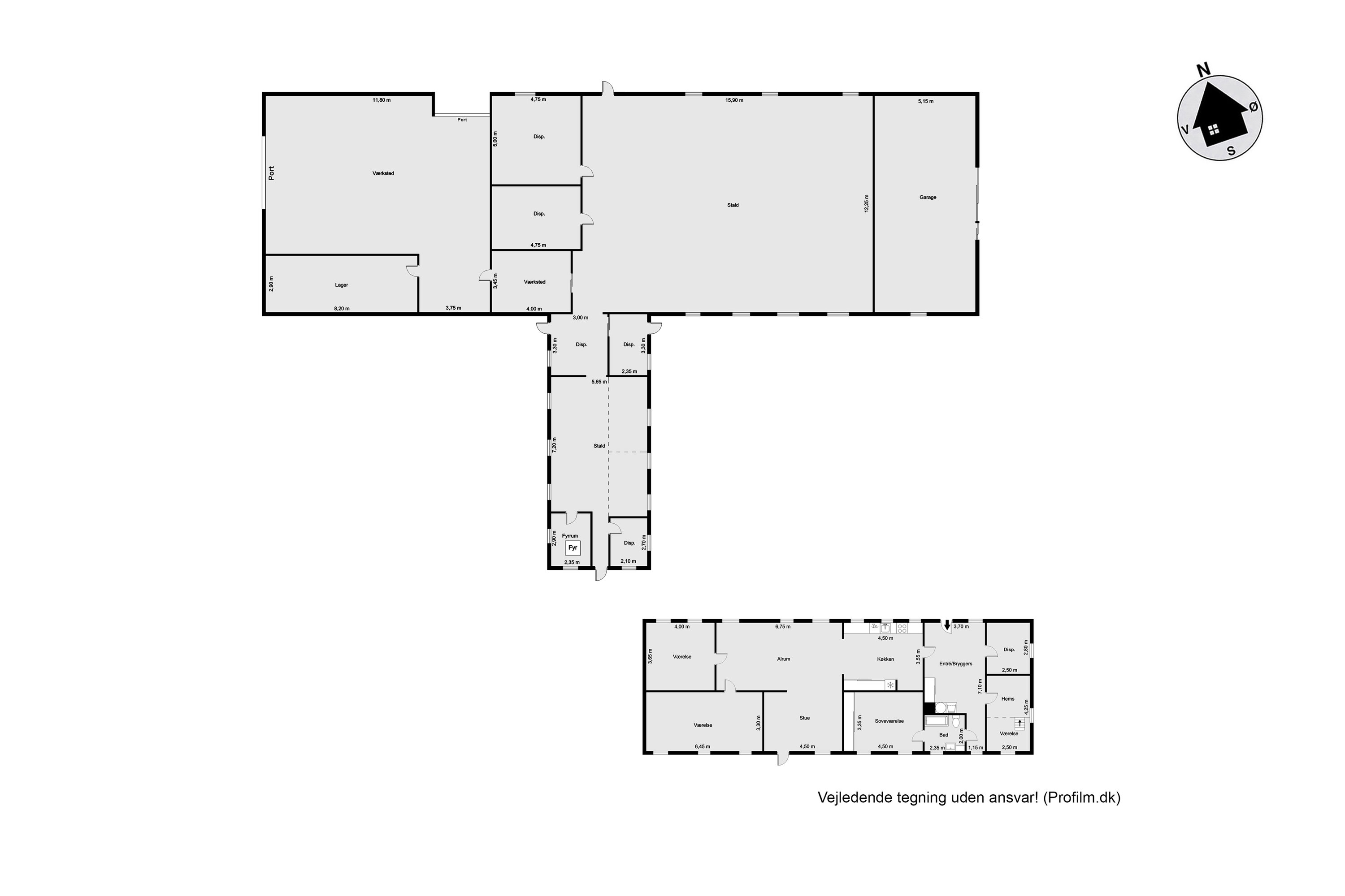 Plantegninger billede af Skalstrupvej 57, Skalstrup, 7570 Vemb