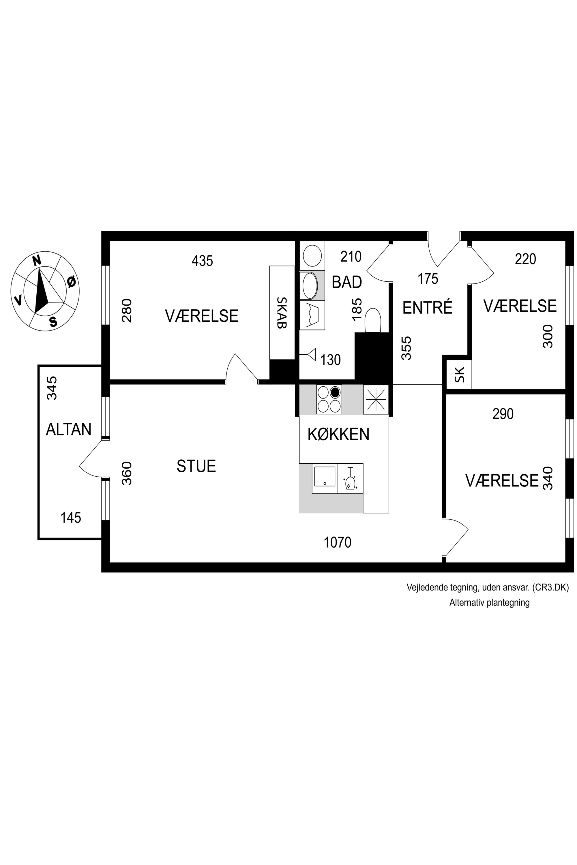 Plantegninger billede af Løgæblevej 3, 5. tv., 2500 Valby