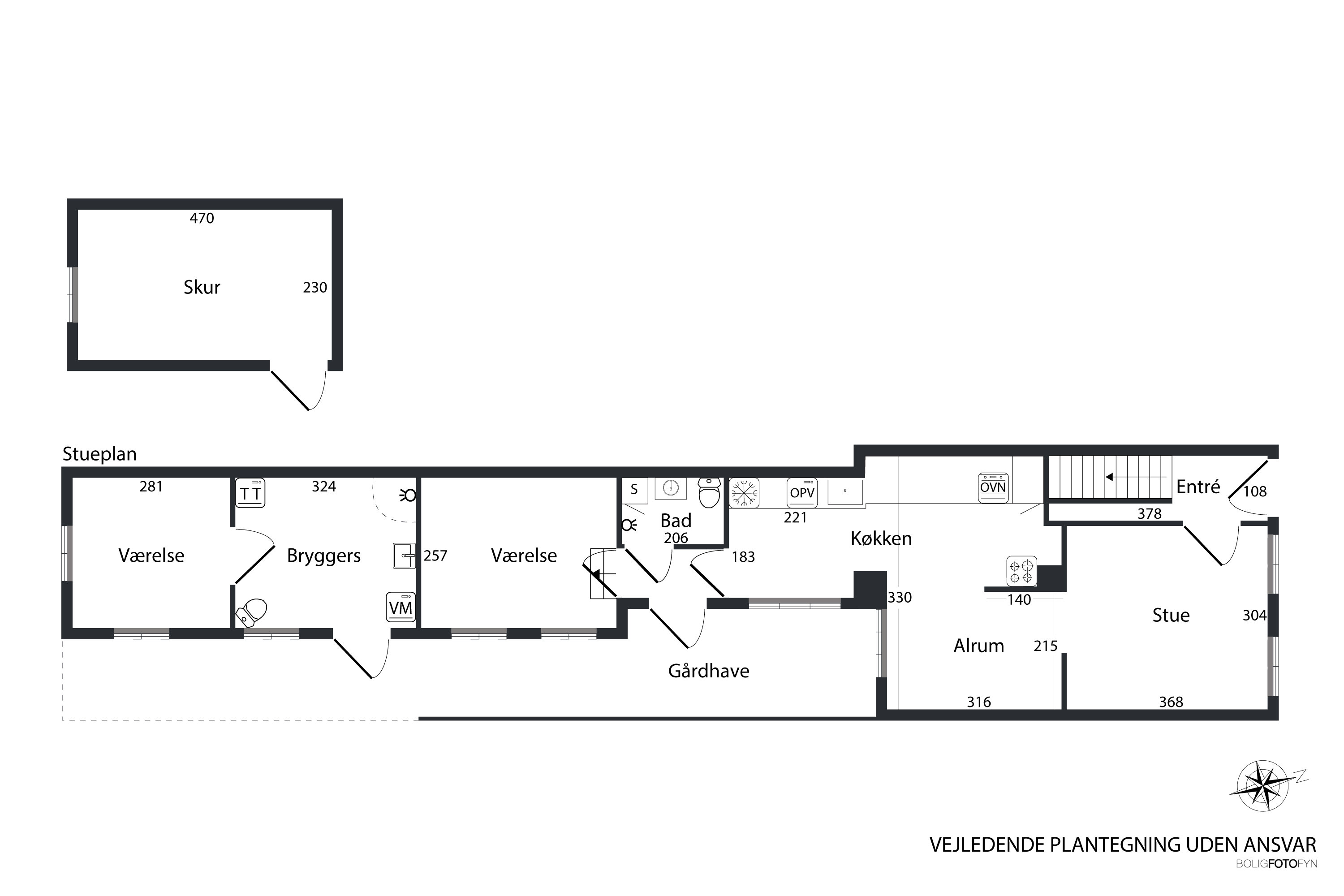 Plantegninger billede af Fiskergade 27, 5300 Kerteminde