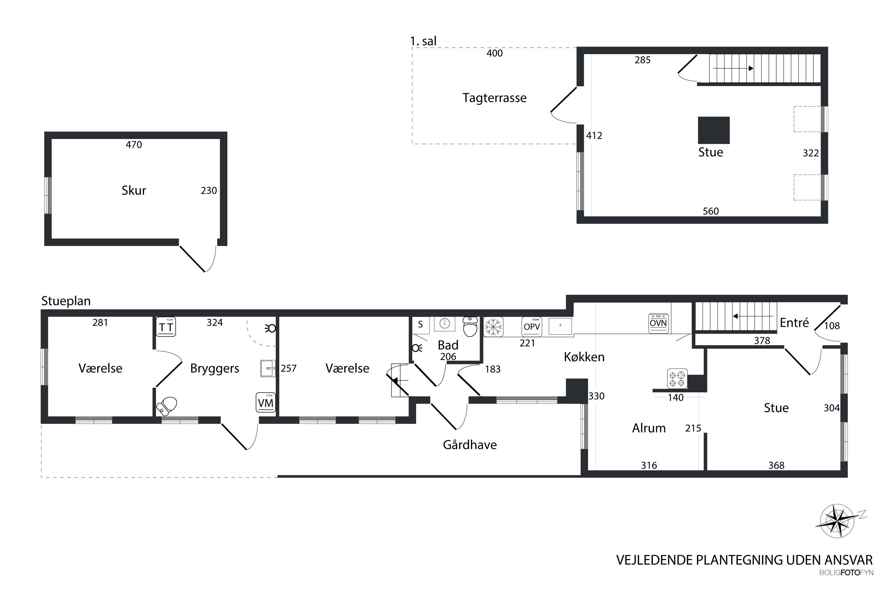 Plantegninger billede af Fiskergade 27, 5300 Kerteminde