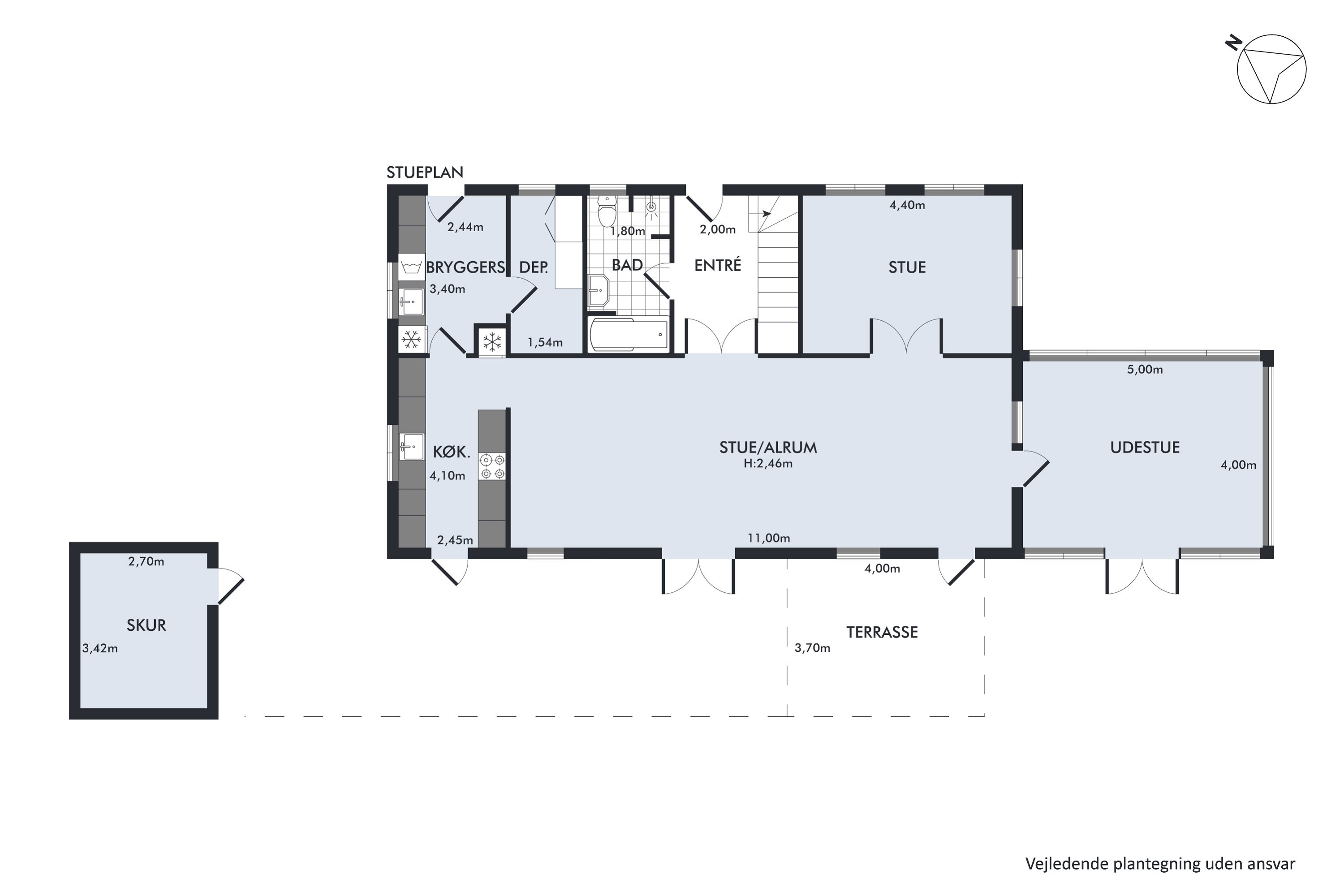 Plantegninger billede af Hanehøj 33, 2880 Bagsværd