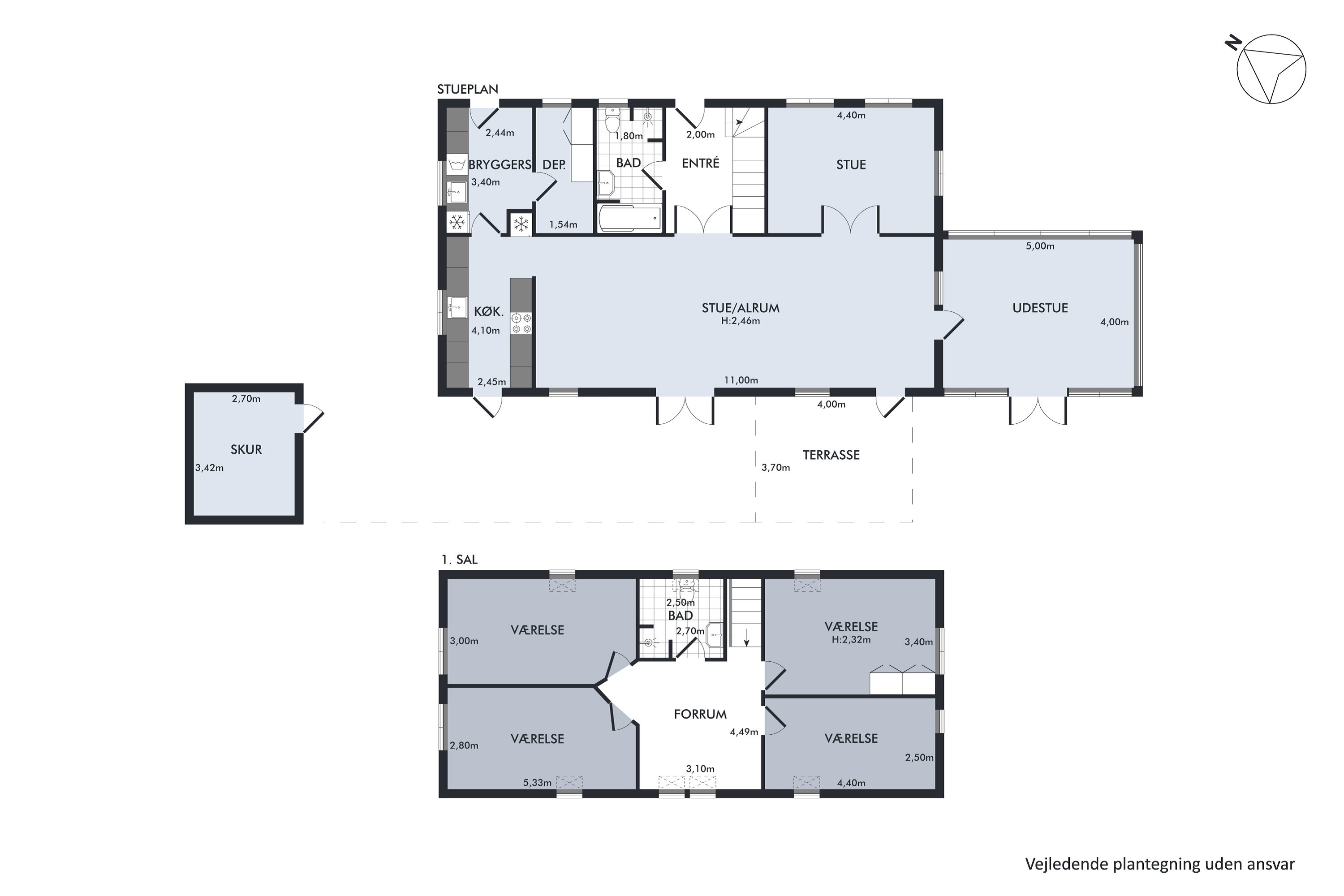 Plantegninger billede af Hanehøj 33, 2880 Bagsværd