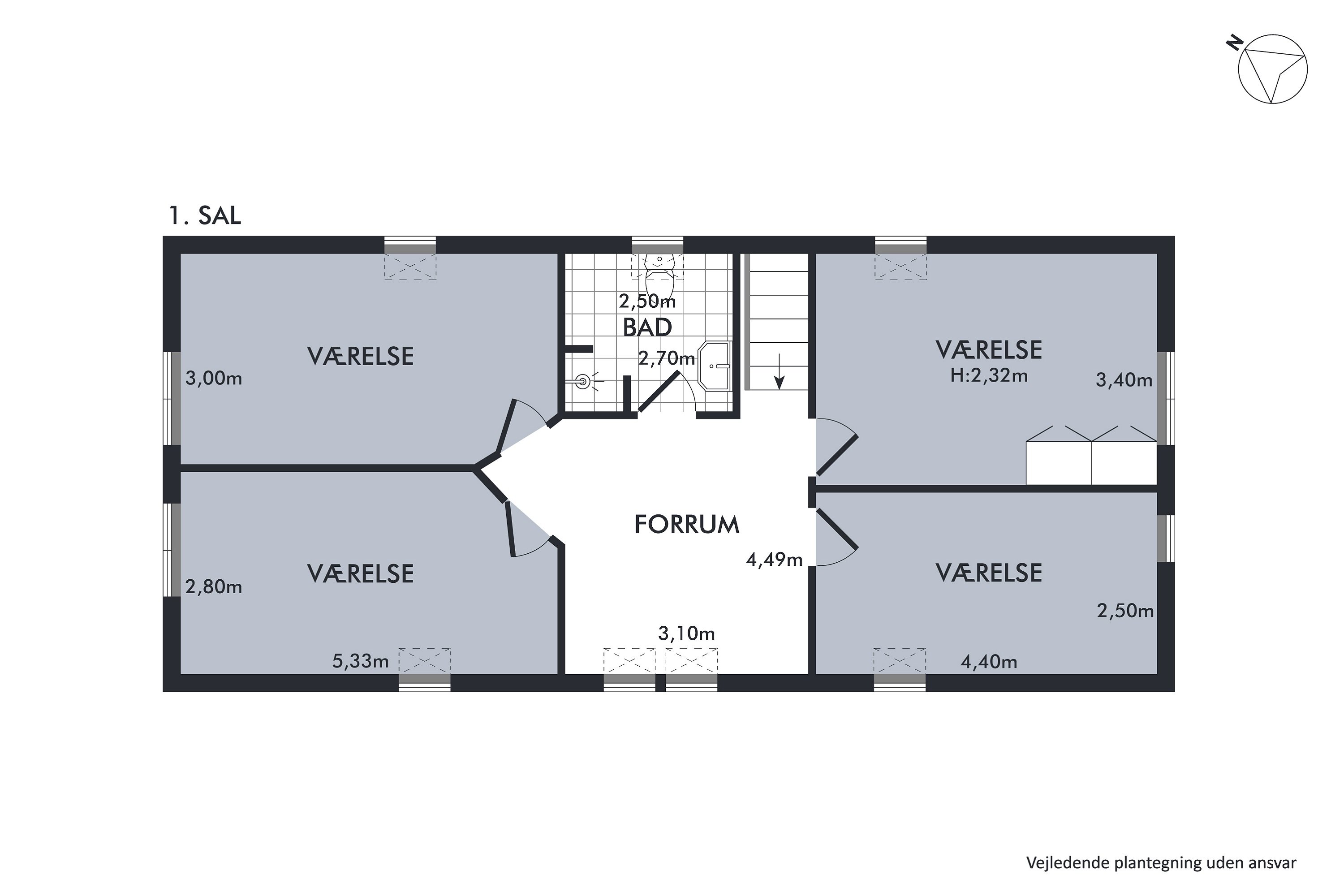 Plantegninger billede af Hanehøj 33, 2880 Bagsværd