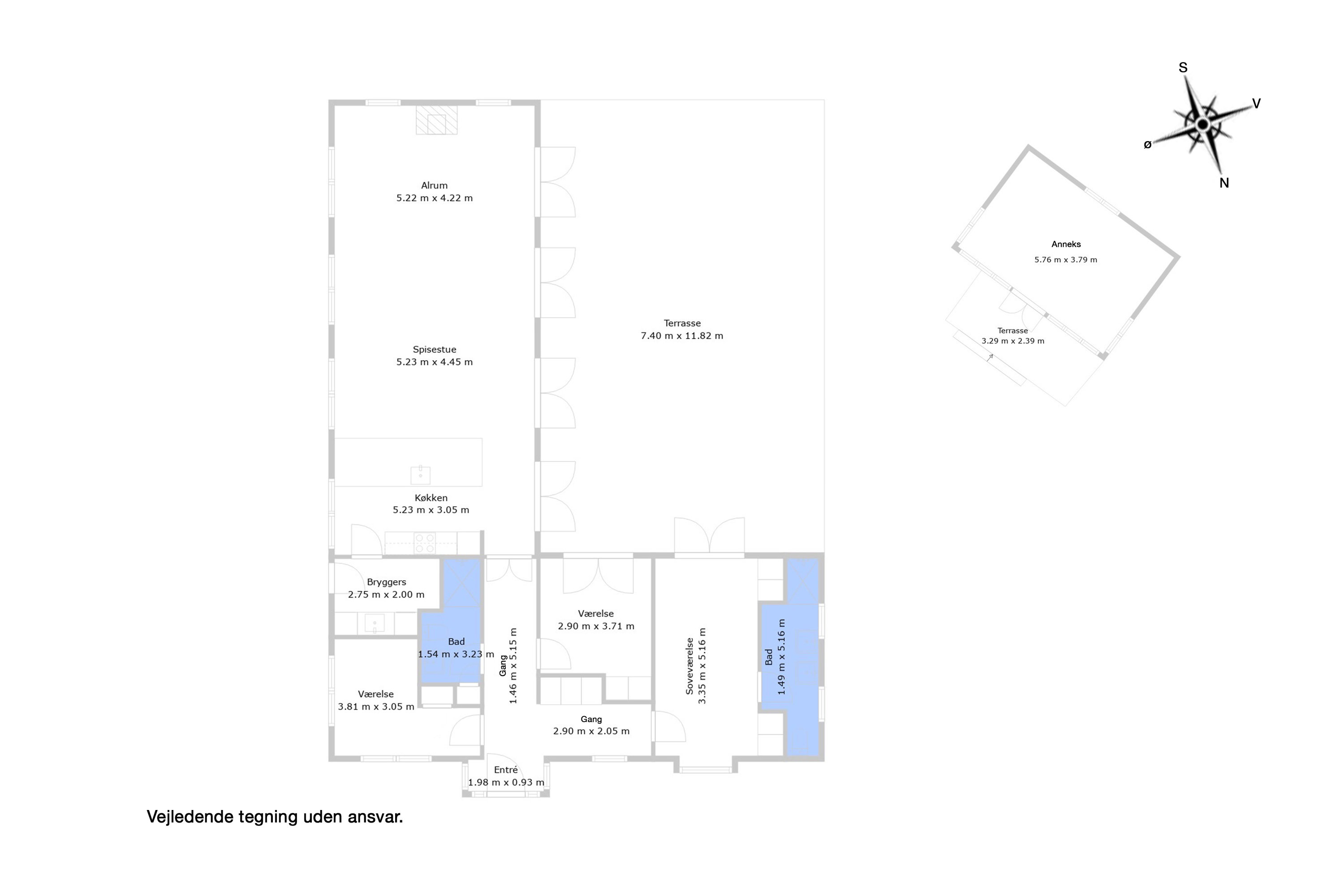 Plantegninger billede af Nordre Strandvej 377, 3100 Hornbæk
