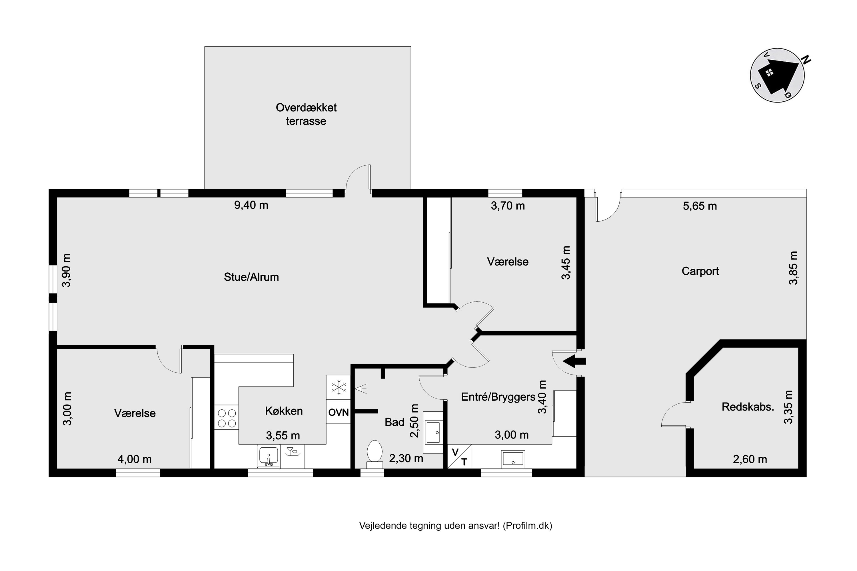 Plantegninger billede af Blommehaven 5, 7570 Vemb