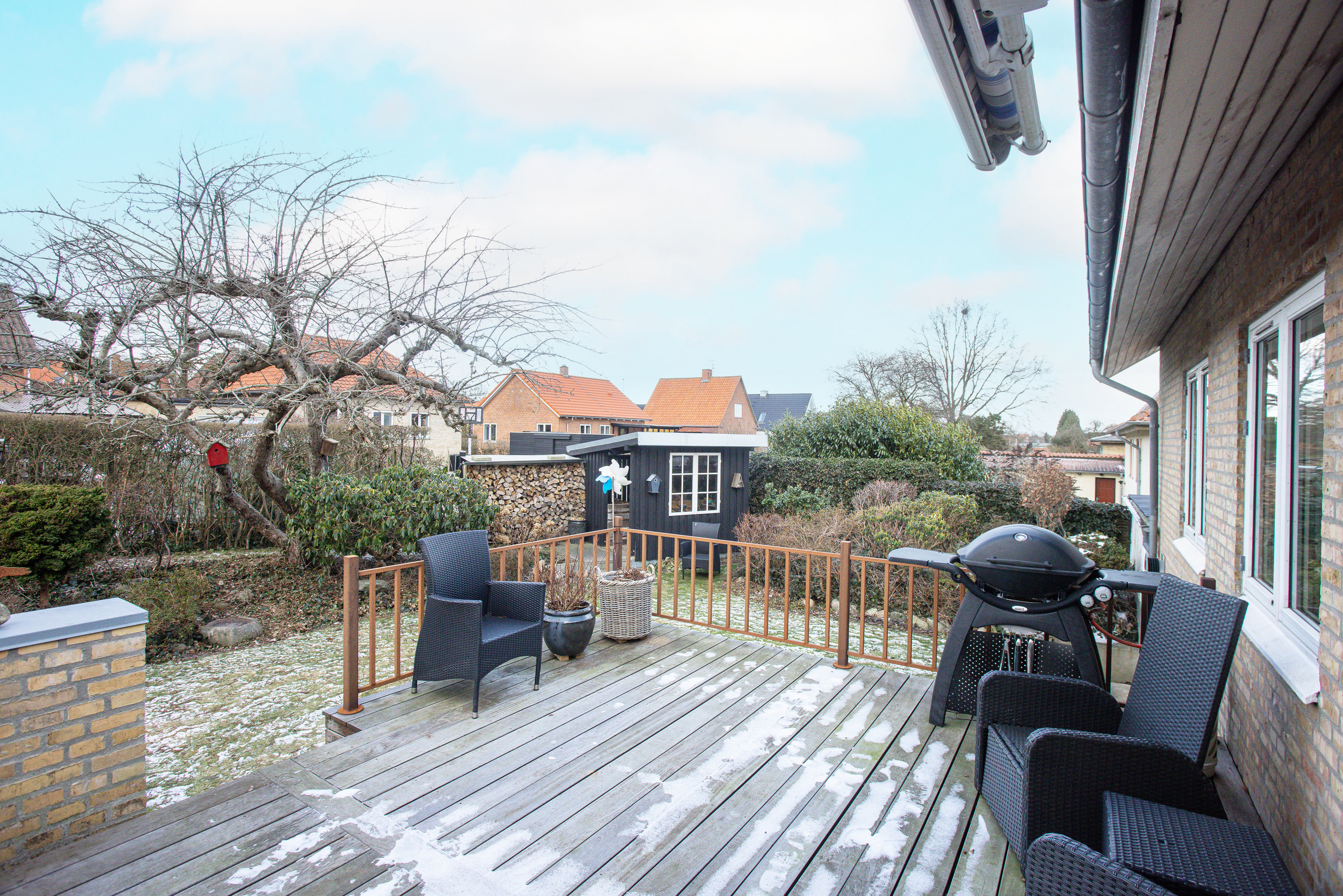 Fremhævet terrasse billede i fuldskærmstilstand. Billede af Gl. Aalborgvej 5, 8800 Viborg