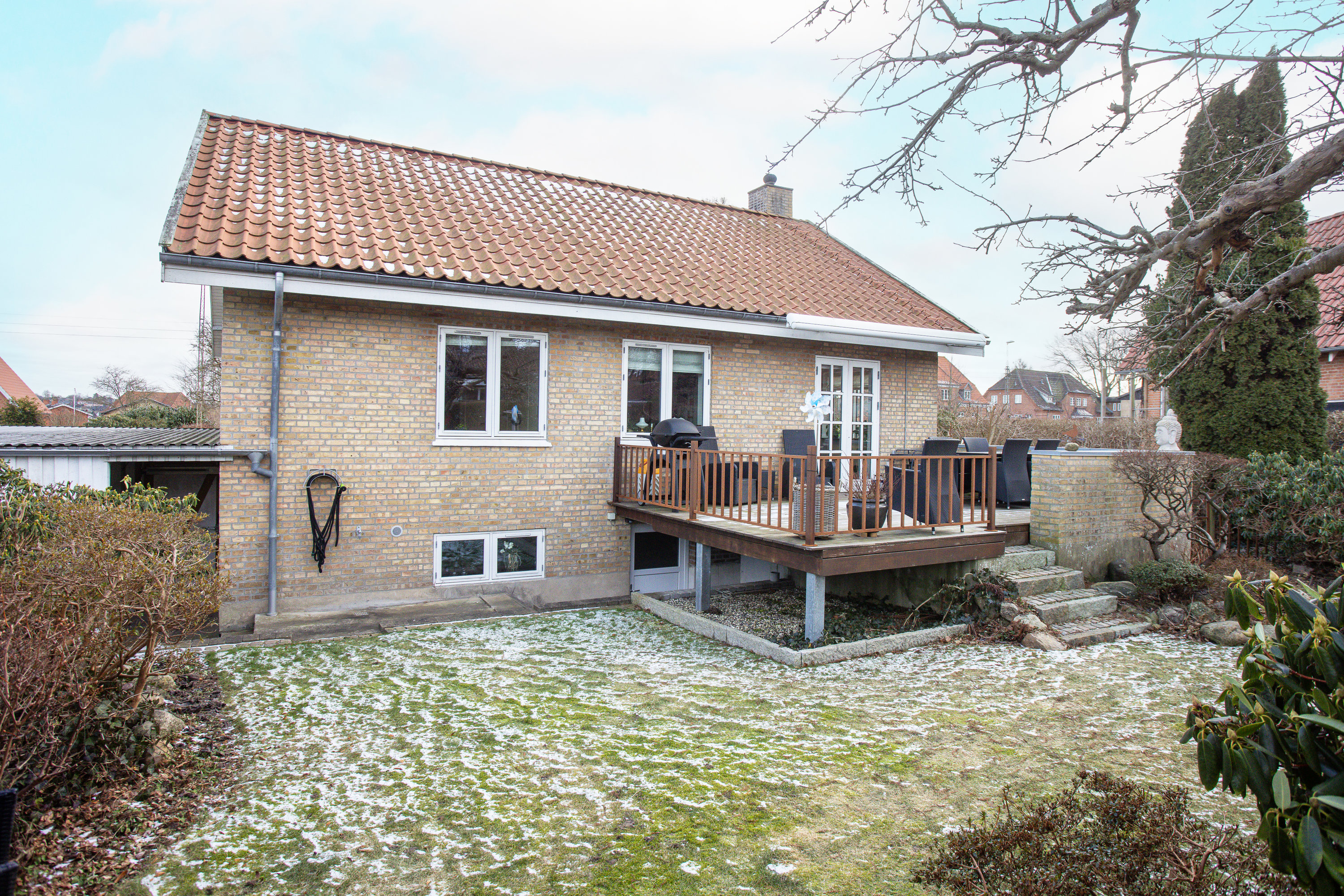 Fremhævet terrasse billede i fuldskærmstilstand. Billede af Gl. Aalborgvej 5, 8800 Viborg