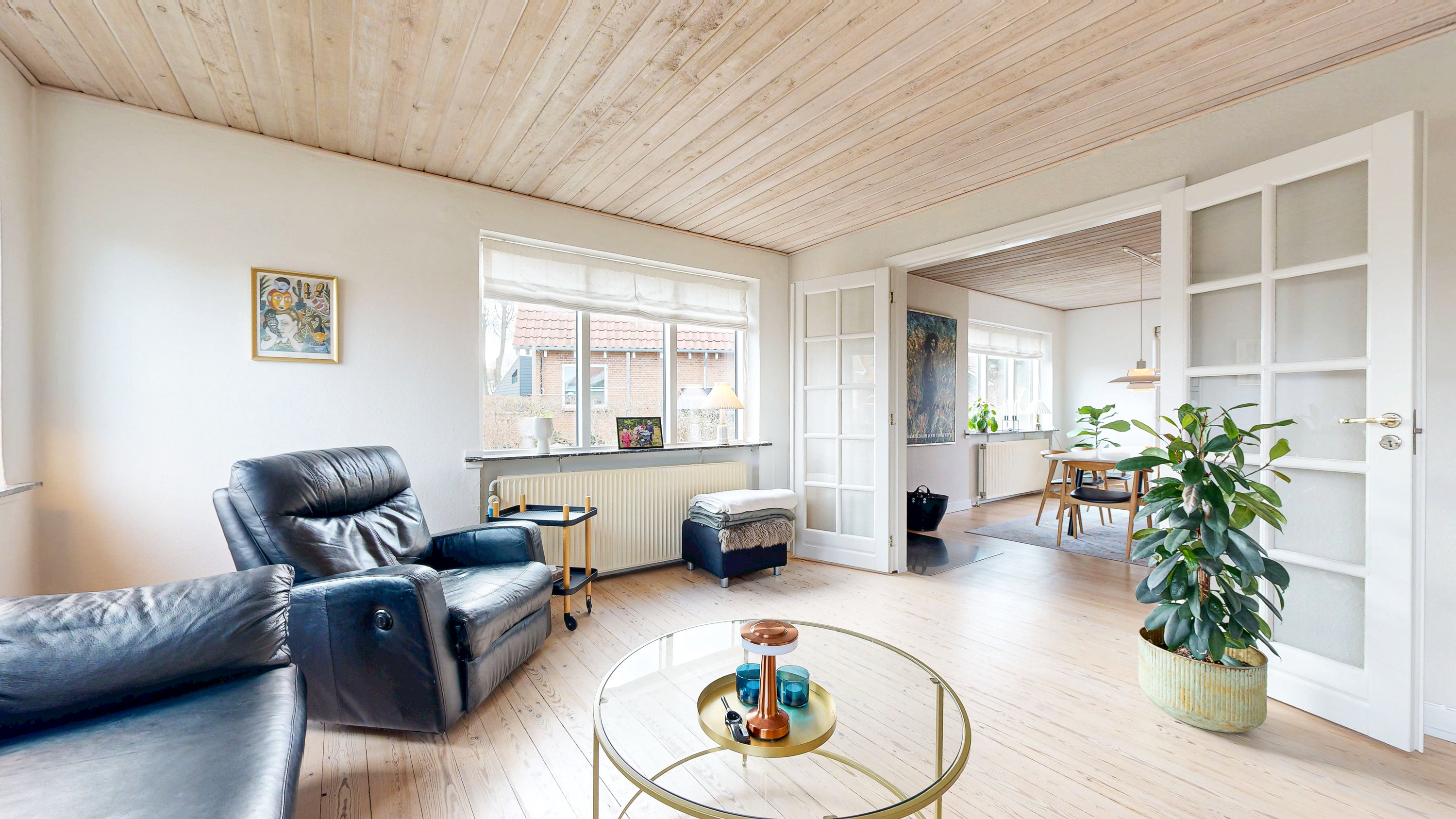 Fremhævet stue billede i fuldskærmstilstand. Billede af Gl. Aalborgvej 5, 8800 Viborg