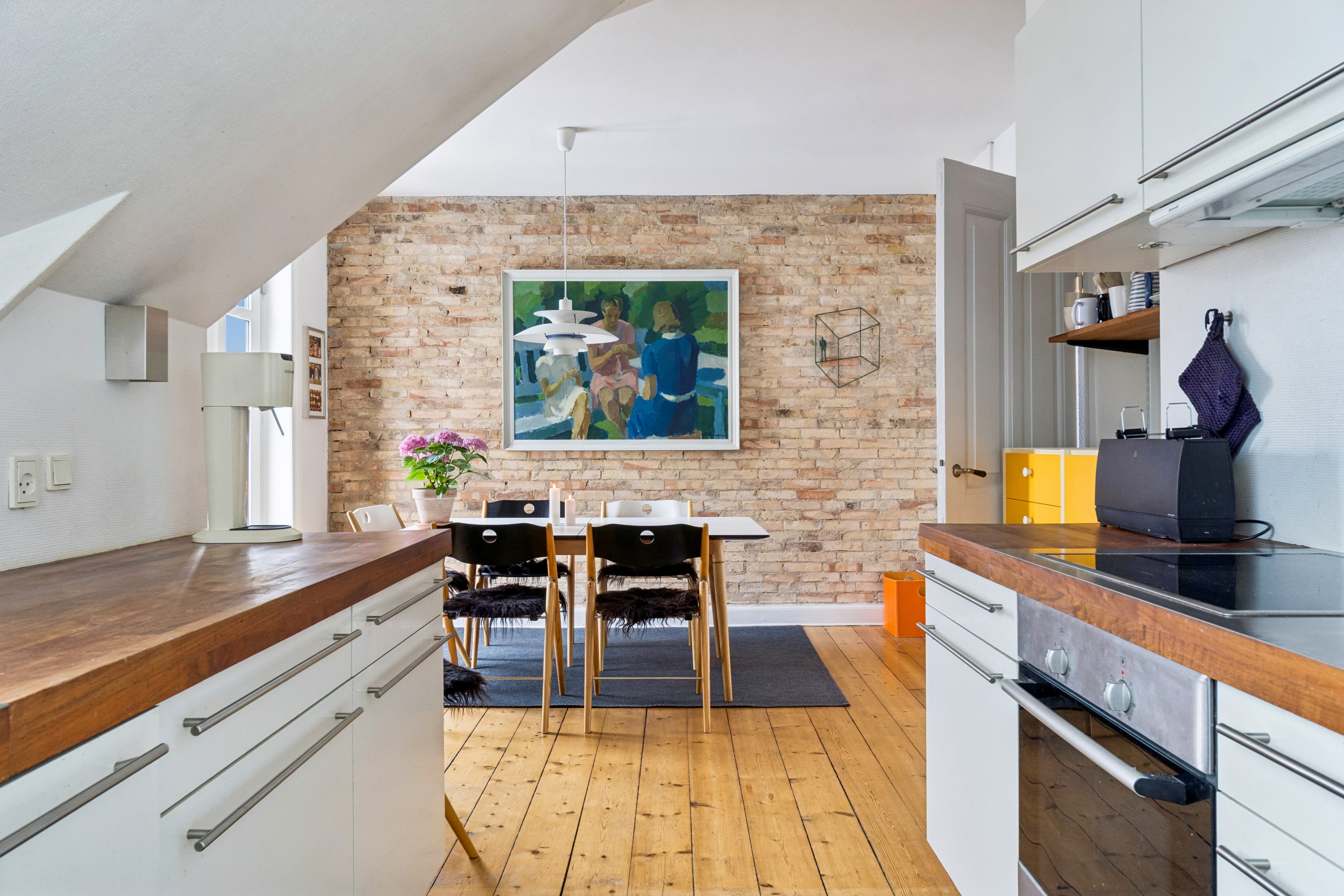 Fremhævet køkken billede i fuldskærmstilstand. Billede af Allégade 20B, 2., 5000 Odense C