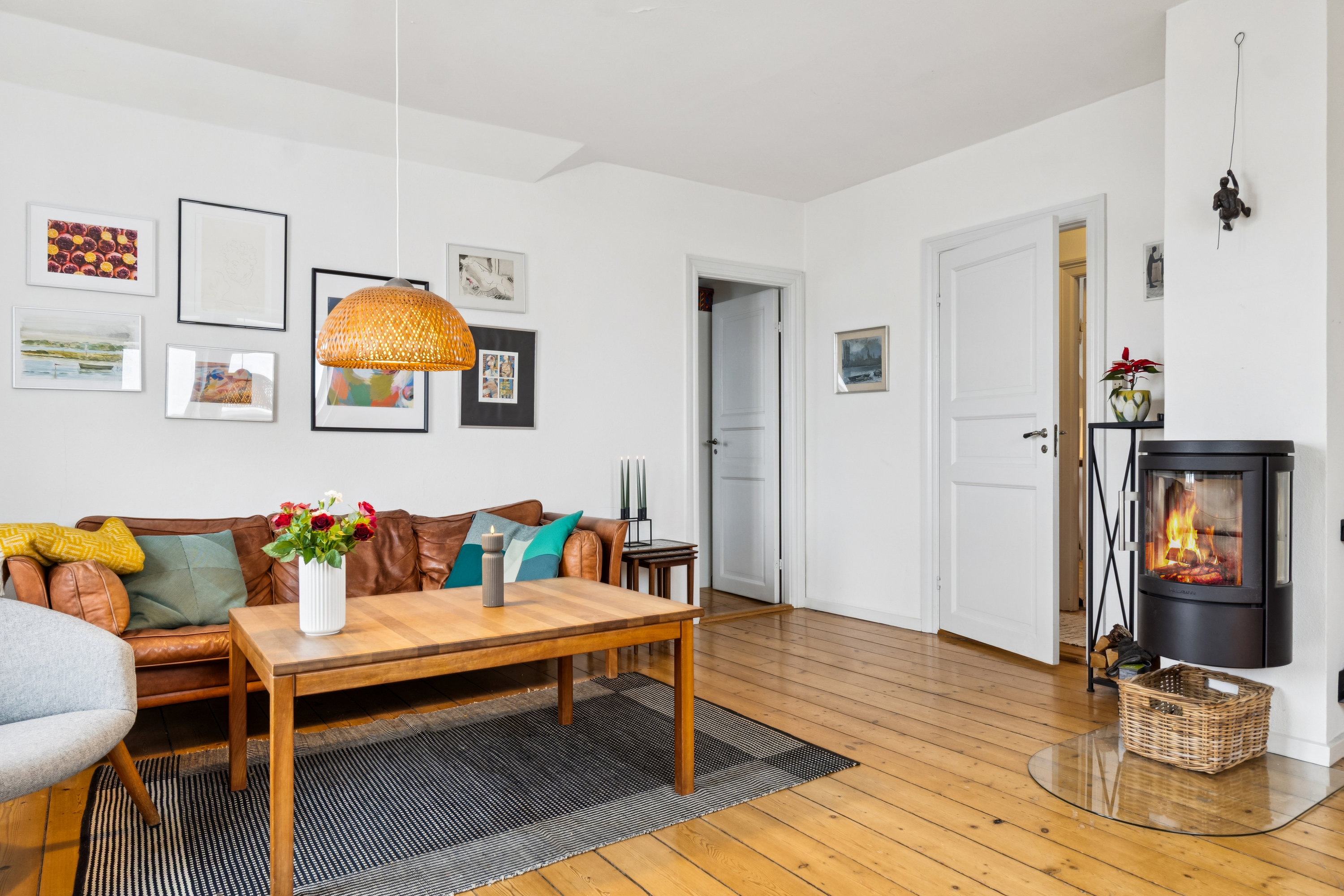 Fremhævet stue billede i fuldskærmstilstand. Billede af Allégade 20B, 2., 5000 Odense C