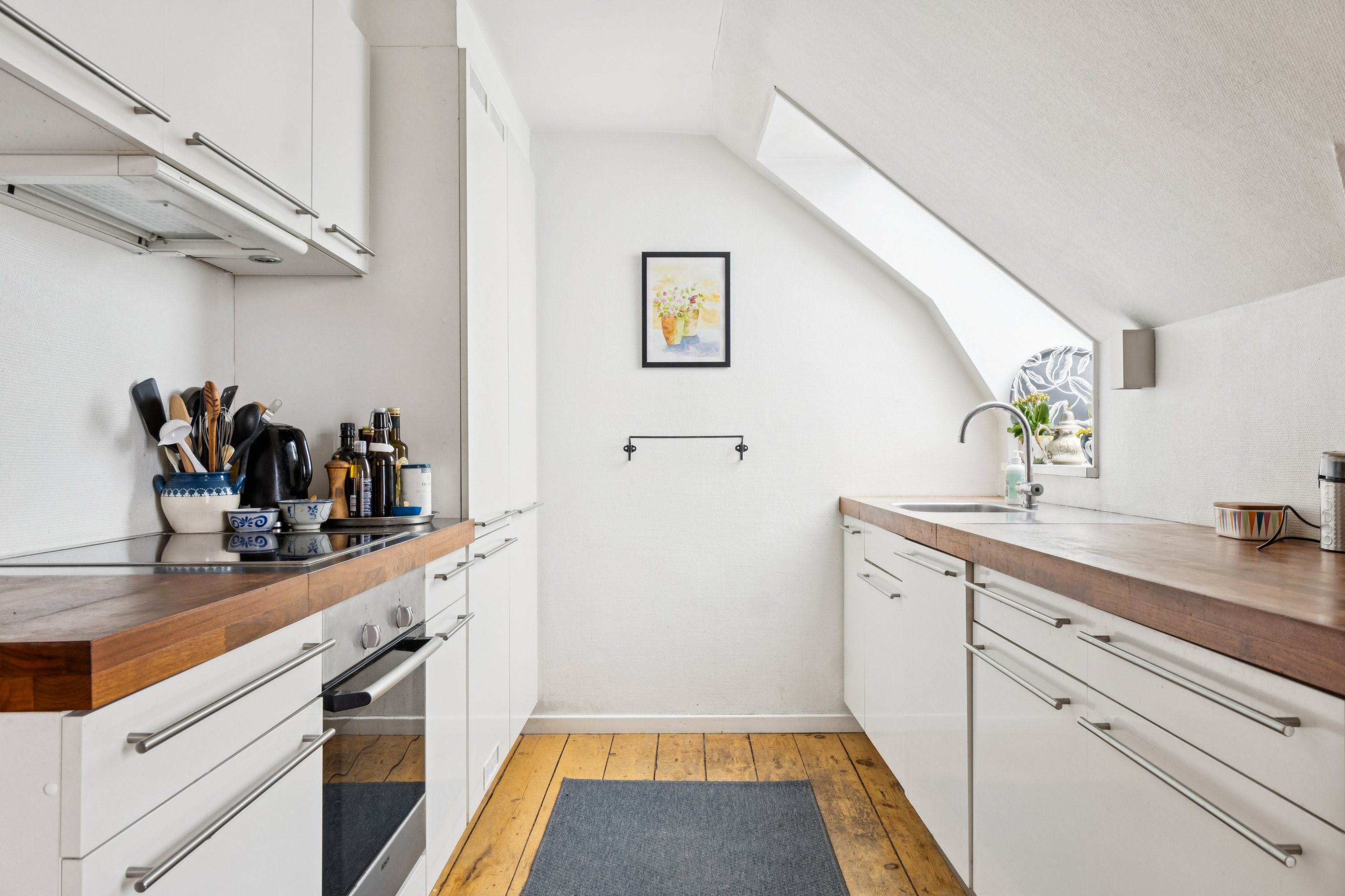 Fremhævet køkken billede i fuldskærmstilstand. Billede af Allégade 20B, 2., 5000 Odense C