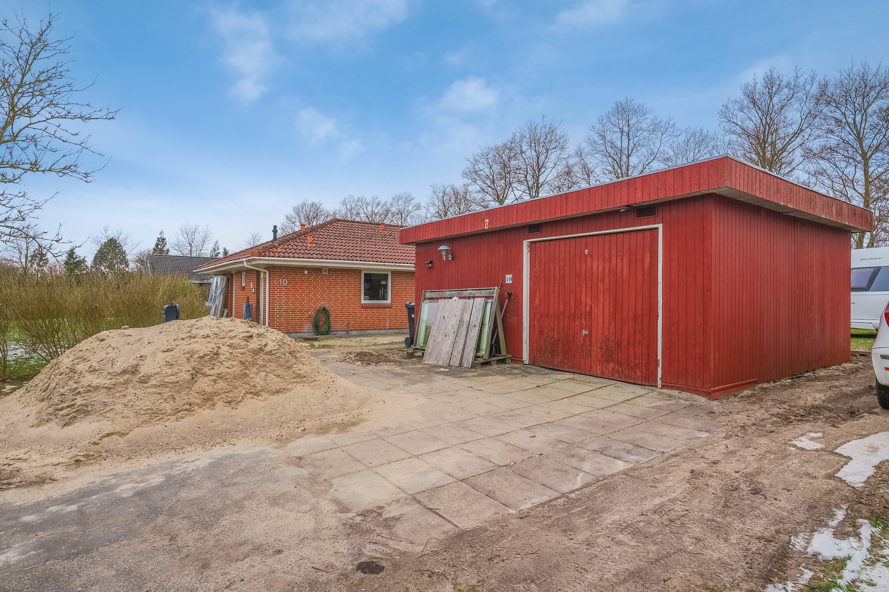 Fremhævet skur billede i fuldskærmstilstand. Billede af Spurvelunden 10, Vejle, 5672 Broby