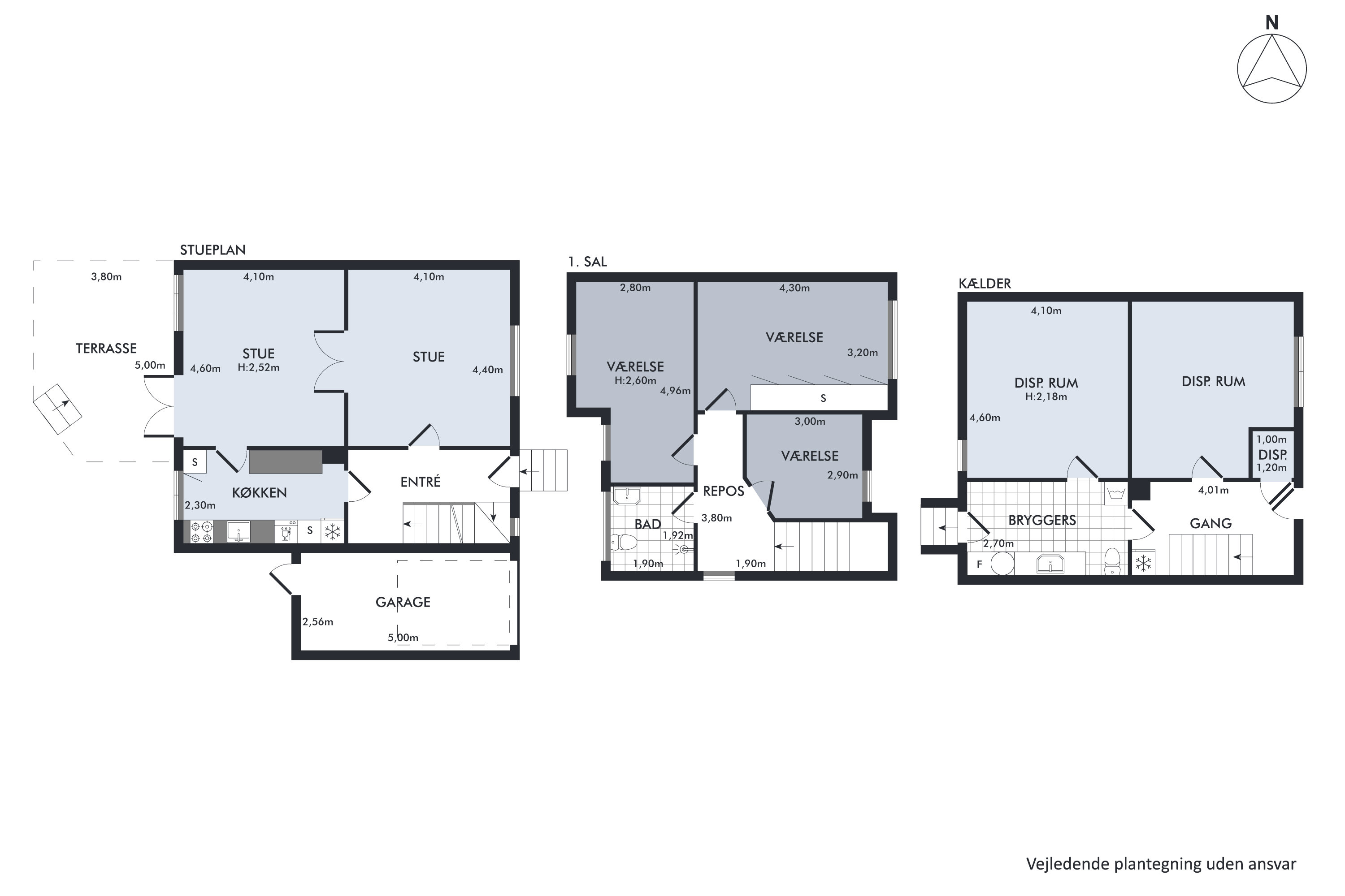 Plantegninger billede af Pilevænget 18, 2800 Kongens Lyngby