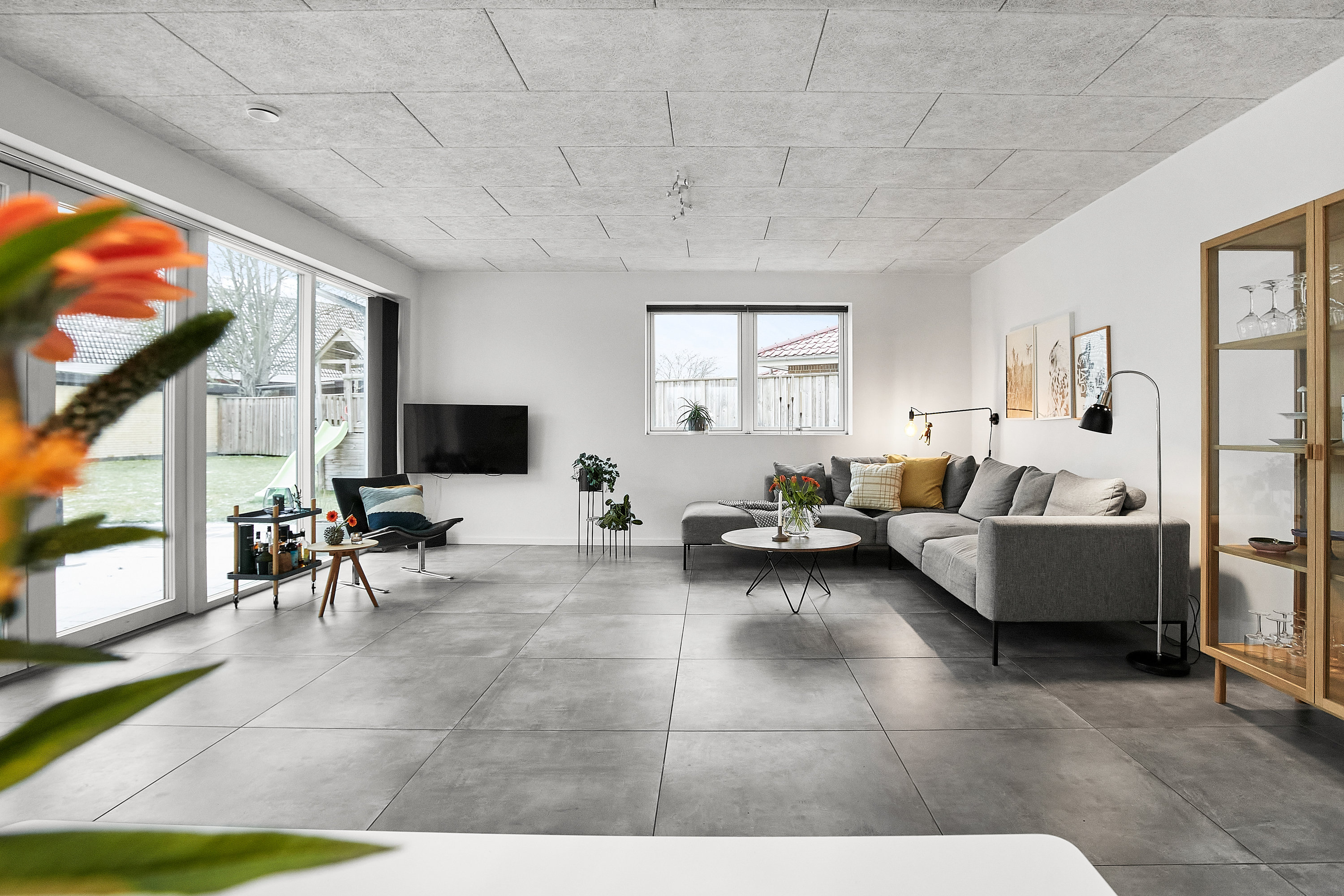 Fremhævet stue billede i fuldskærmstilstand. Billede af Højmarksvej 8, Stensballe, 8700 Horsens