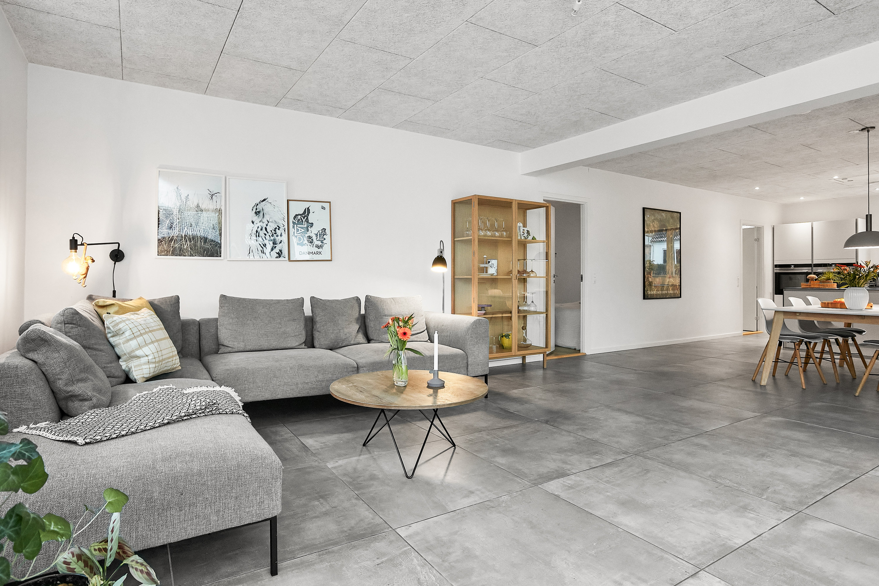 Fremhævet stue billede i fuldskærmstilstand. Billede af Højmarksvej 8, Stensballe, 8700 Horsens