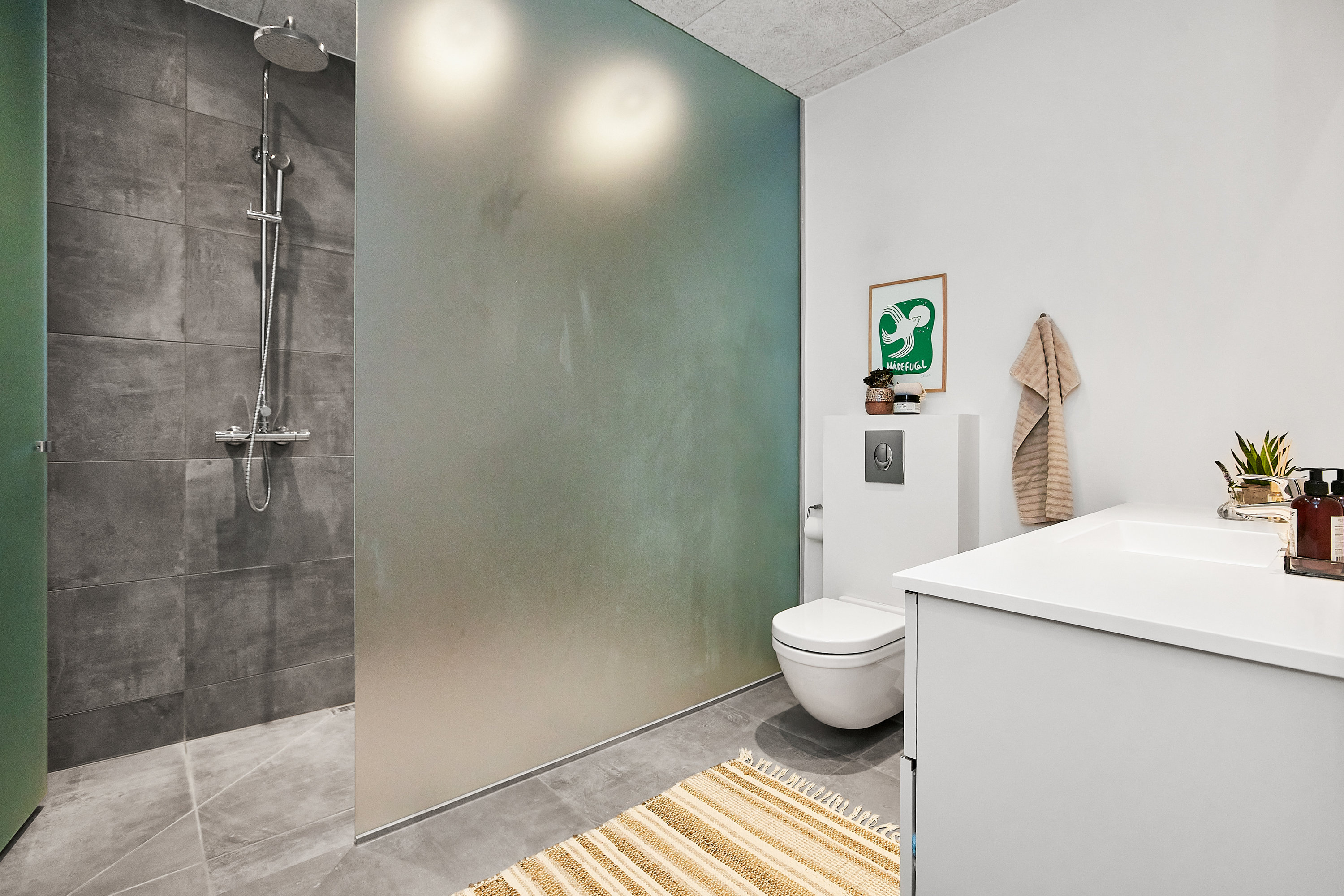 Fremhævet badeværelse billede i fuldskærmstilstand. Billede af Højmarksvej 8, Stensballe, 8700 Horsens