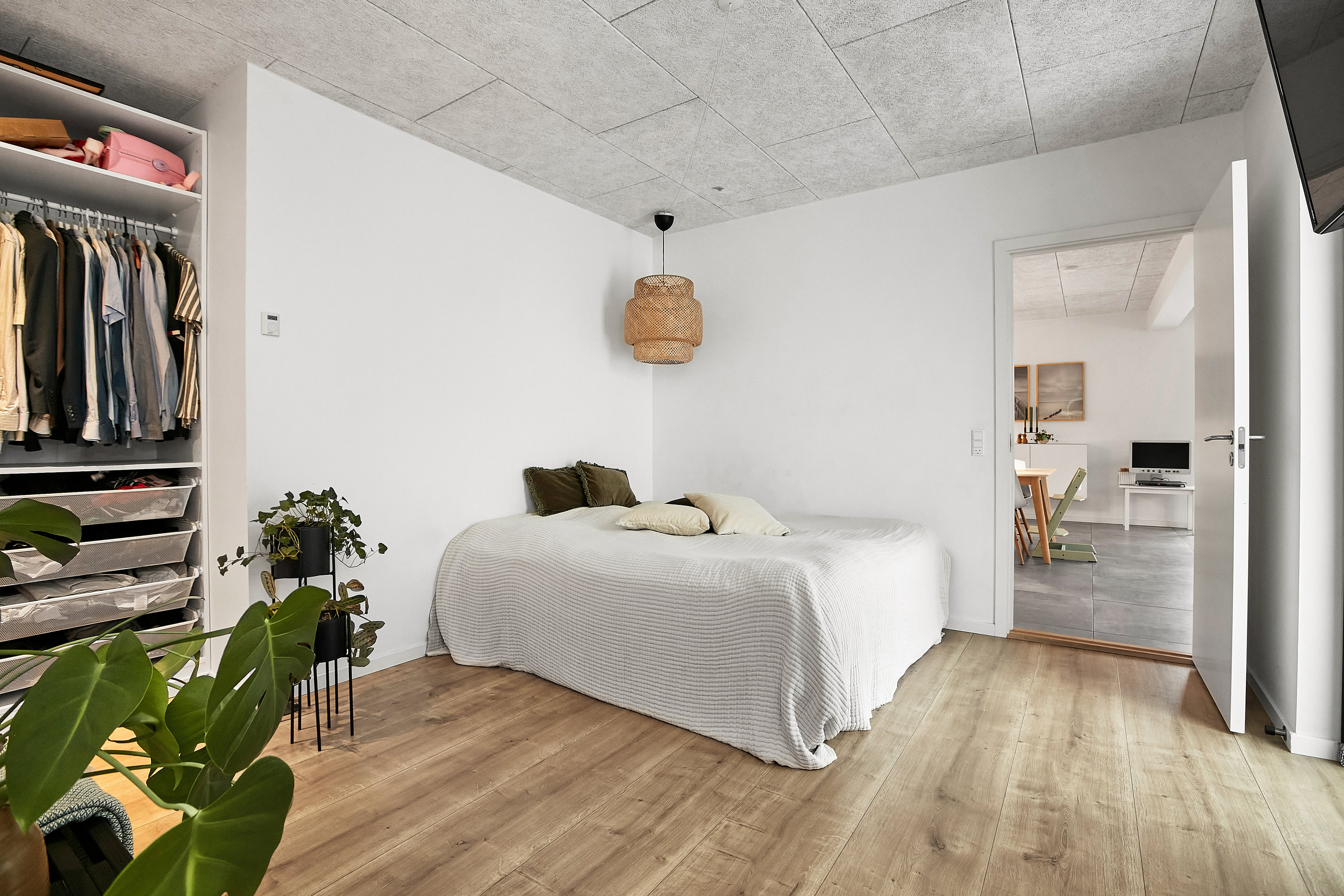 Fremhævet soveværelse billede i fuldskærmstilstand. Billede af Højmarksvej 8, Stensballe, 8700 Horsens