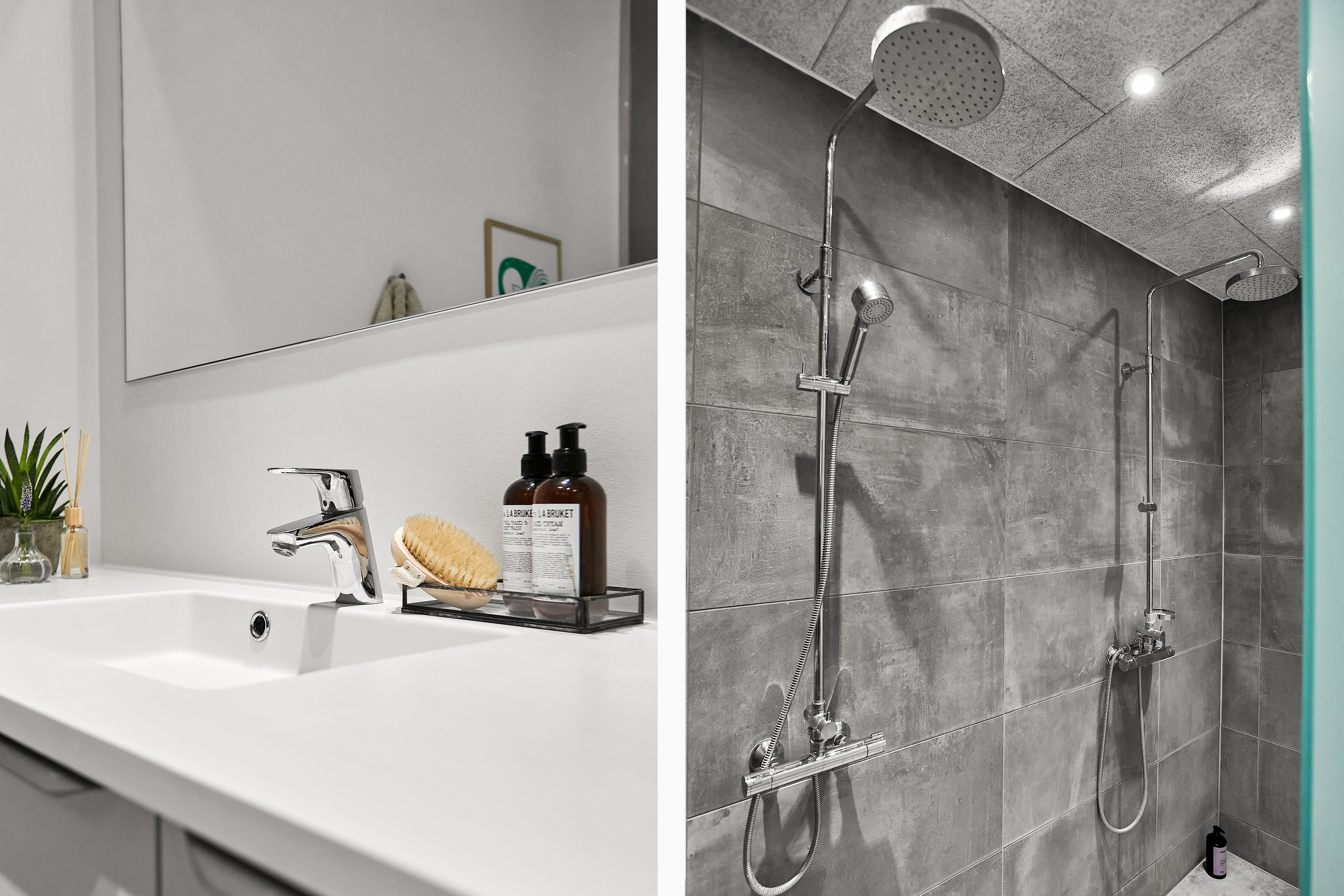 Fremhævet detaljer badeværelse billede i fuldskærmstilstand. Billede af Højmarksvej 8, Stensballe, 8700 Horsens