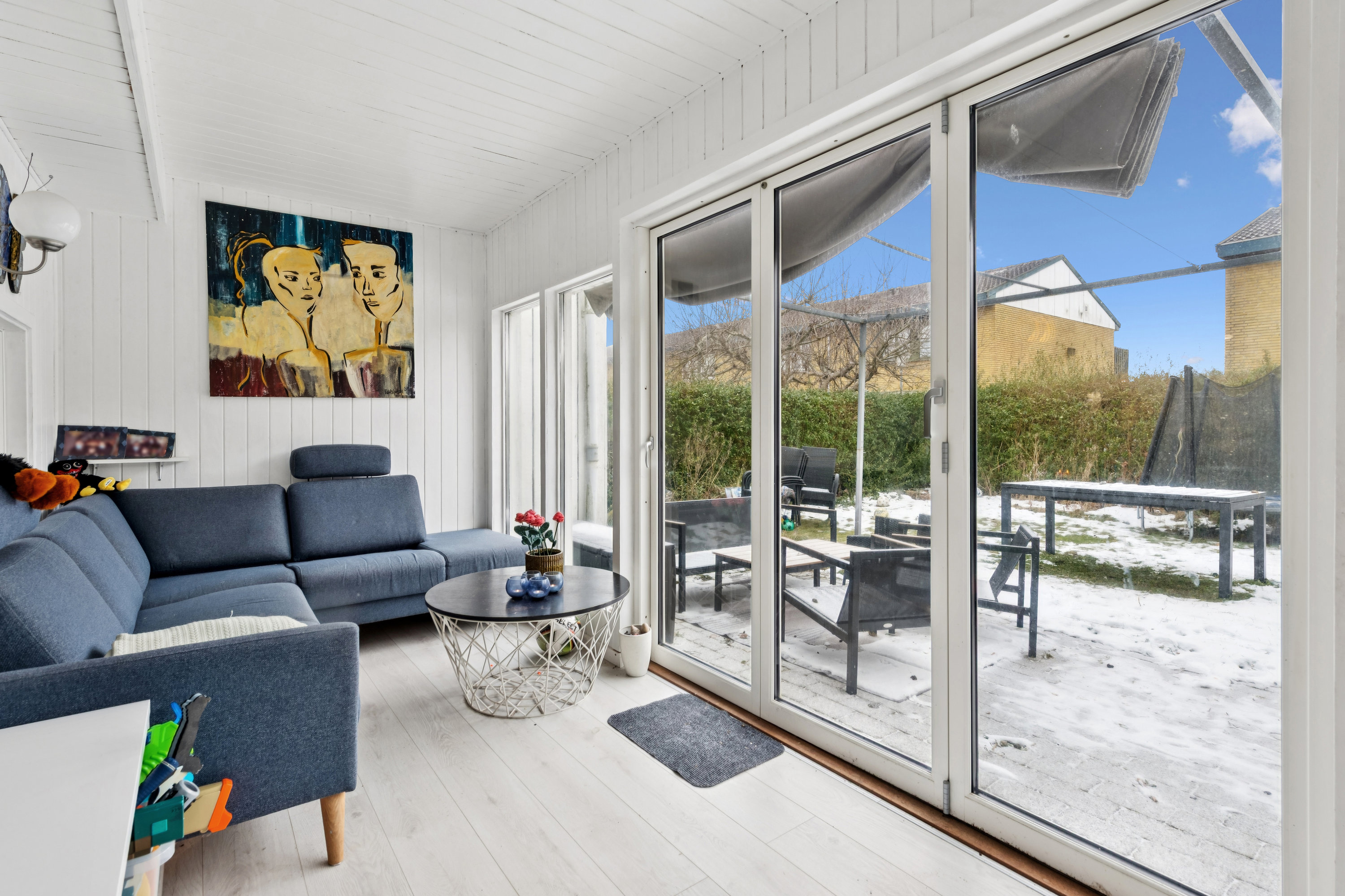 Fremhævet stue billede i fuldskærmstilstand. Billede af Hallandsparken 86, Høje Taastrup, 2630 Taastrup