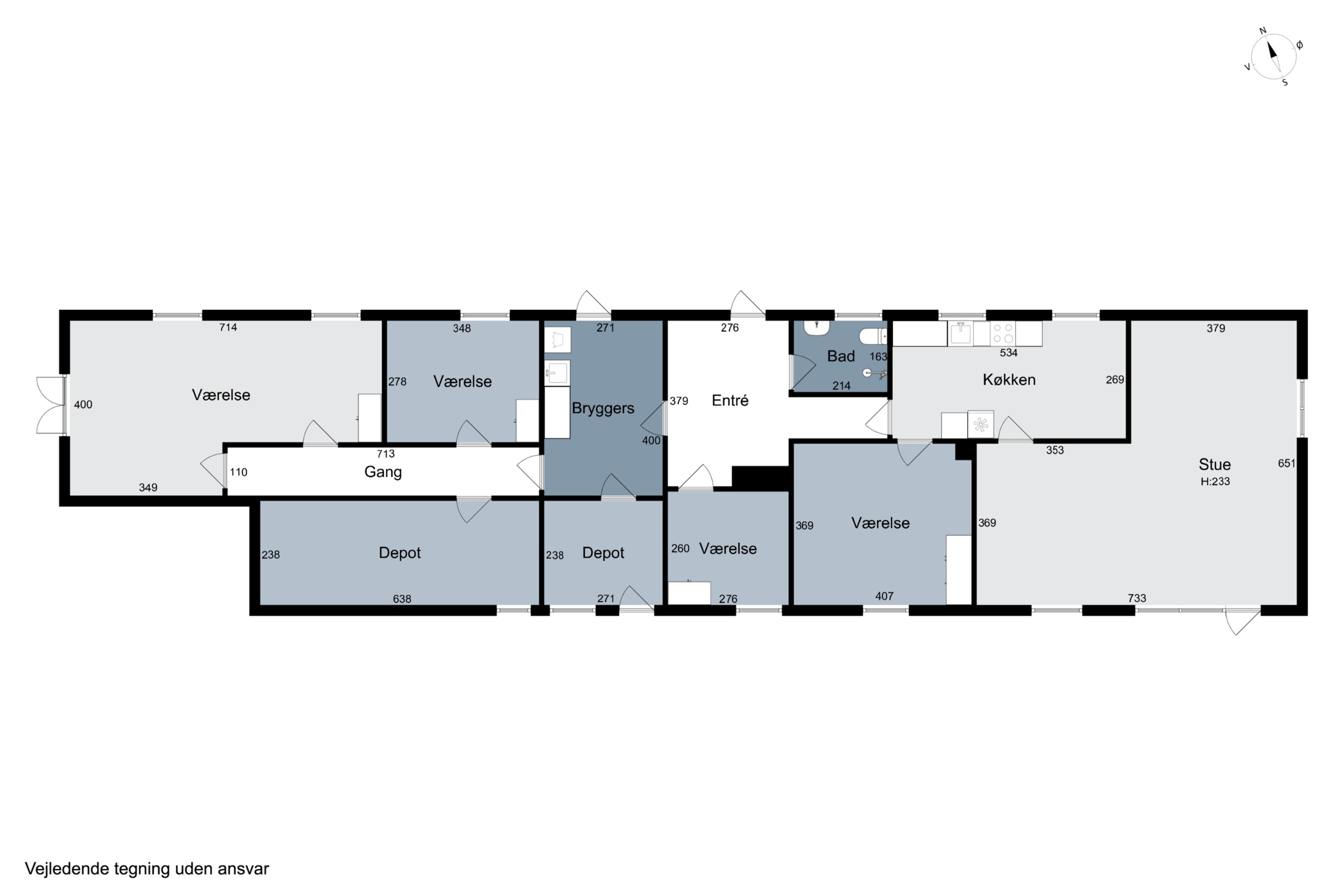 Plantegninger billede af Hjertegræsvej 3, Sperring, 7700 Thisted