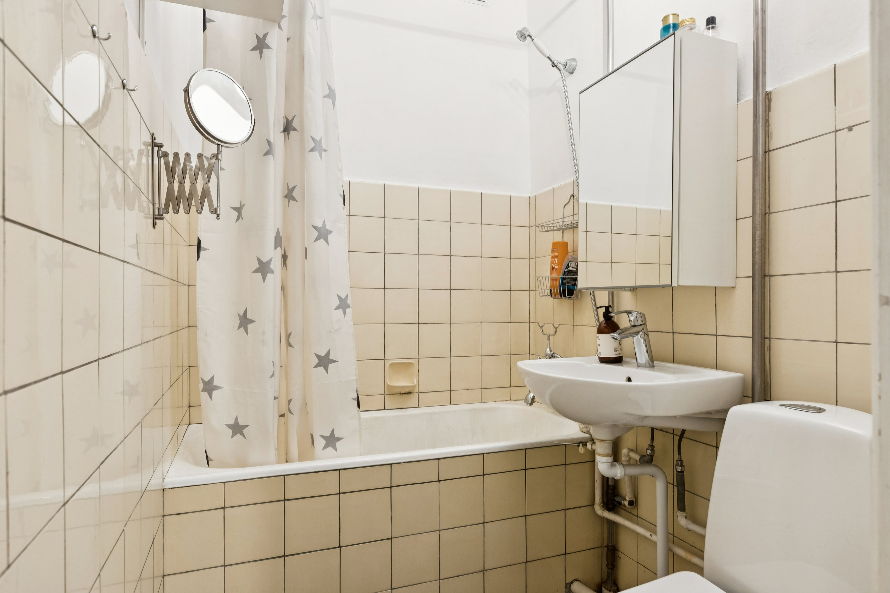 Fremhævet badeværelse billede i fuldskærmstilstand. Billede af Sundholmsvej 113, 2. tv., 2300 København S