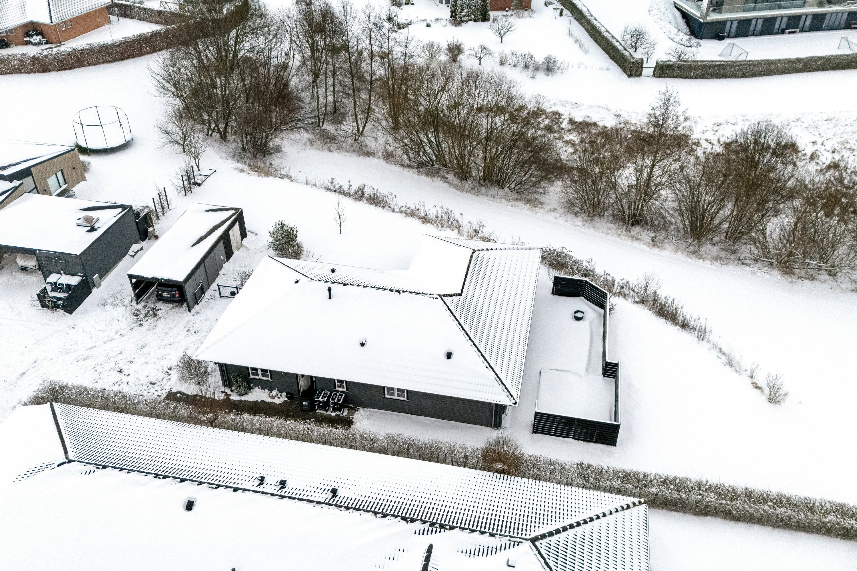 Fremhævet luftfoto billede i fuldskærmstilstand. Billede af Askevænget 14, 5471 Søndersø