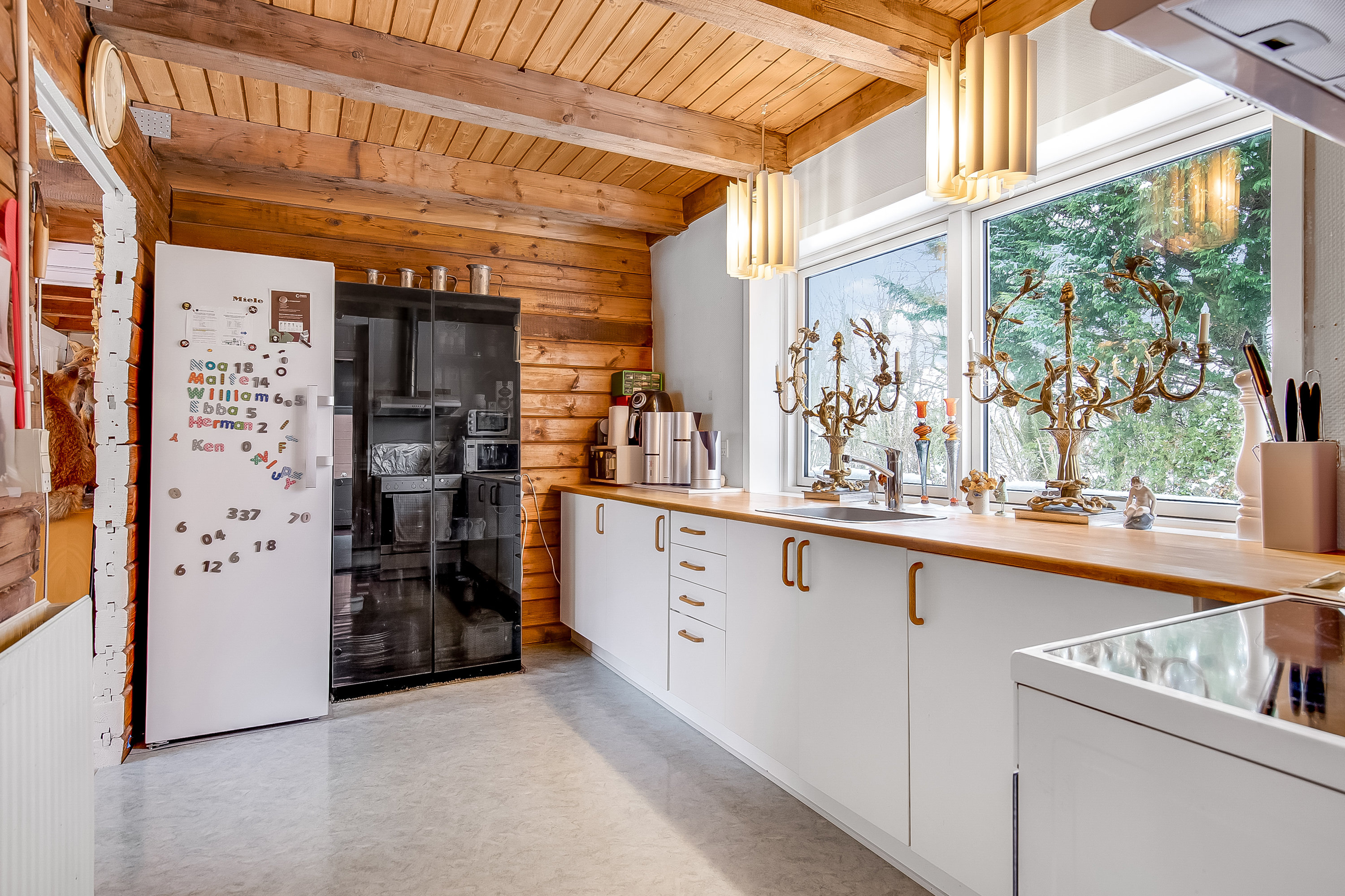 Fremhævet køkken billede i fuldskærmstilstand. Billede af Hovgårdsvej 50, Grejs, 7100 Vejle