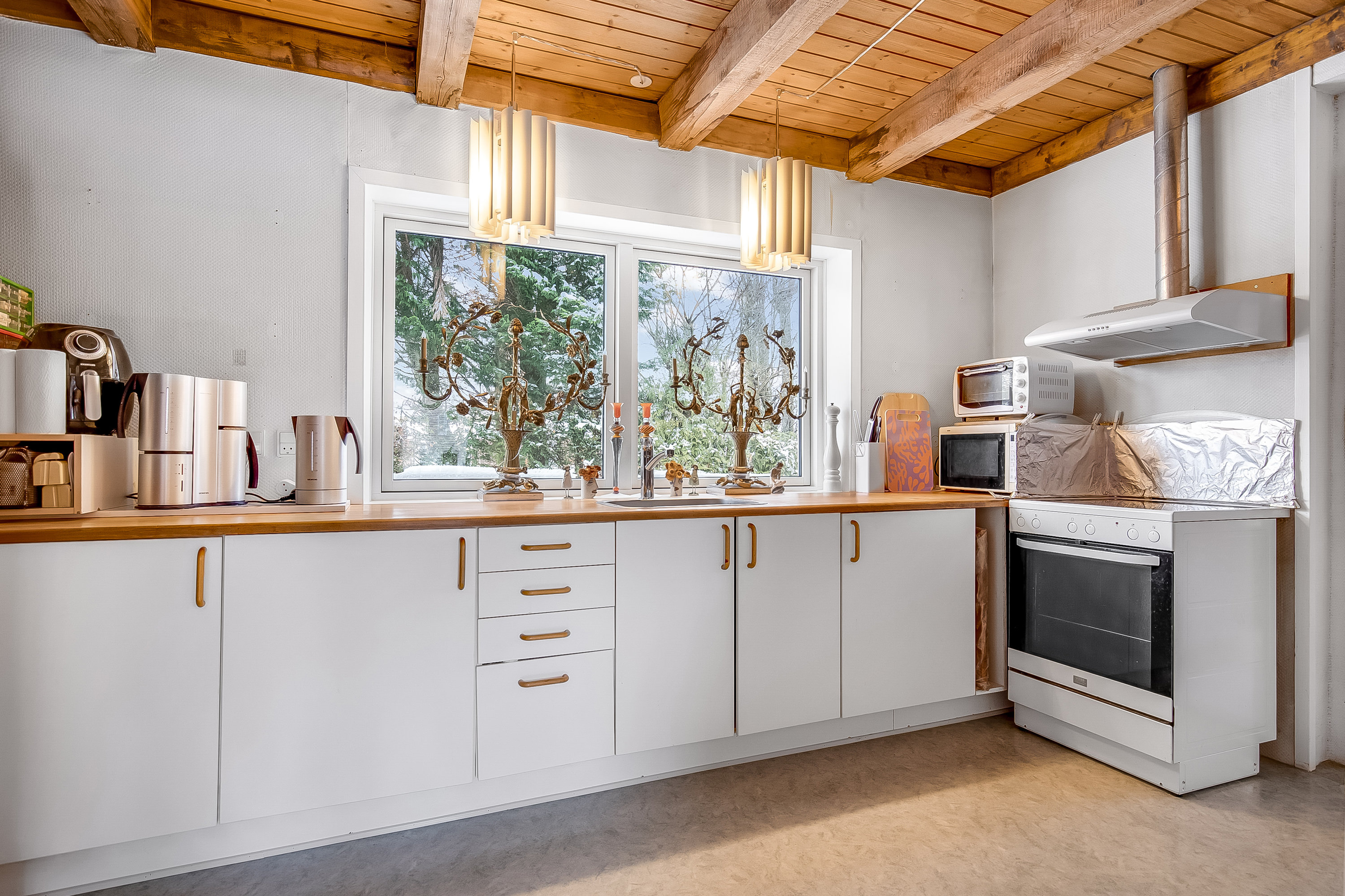 Fremhævet køkken billede i fuldskærmstilstand. Billede af Hovgårdsvej 50, Grejs, 7100 Vejle