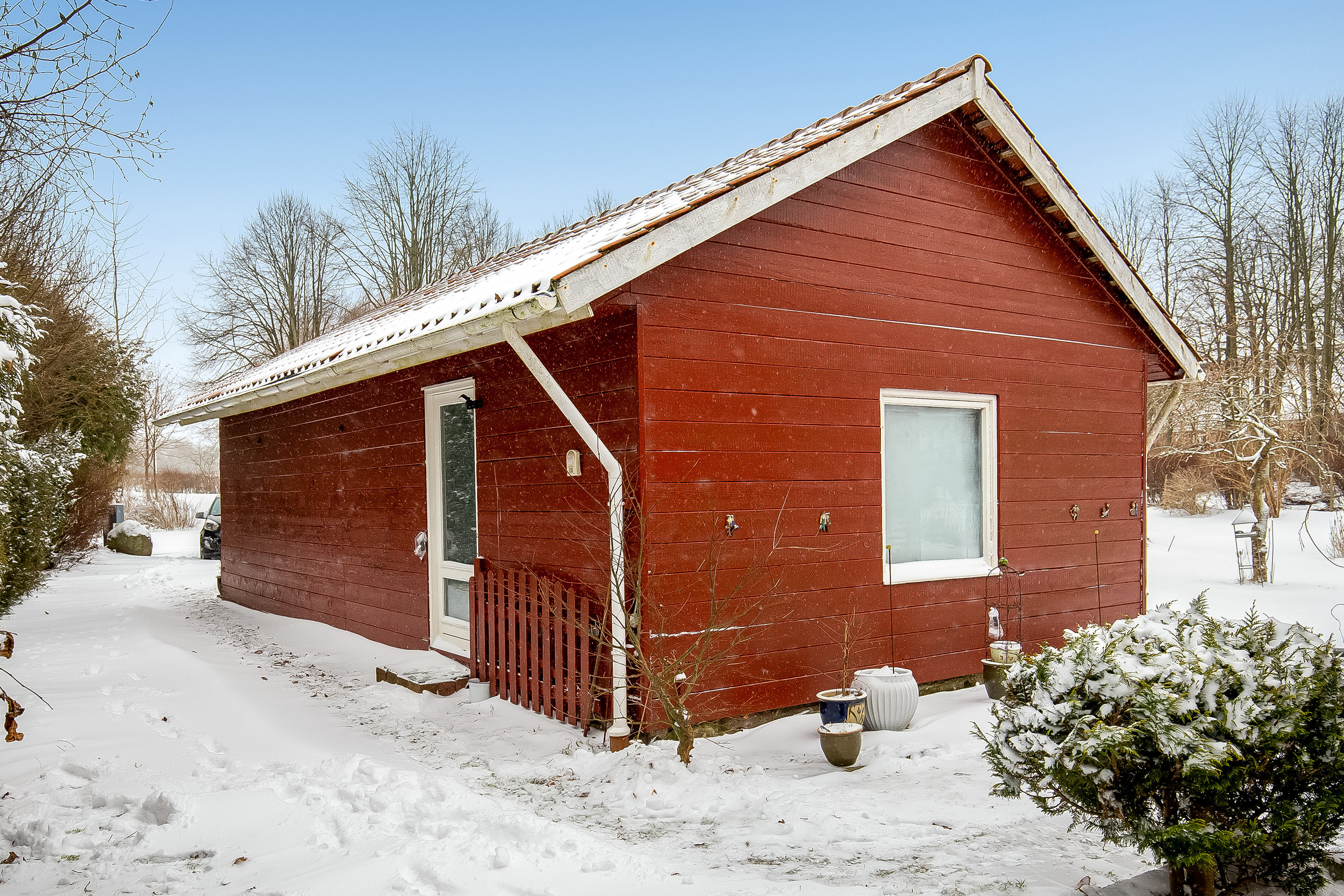 Fremhævet garage billede i fuldskærmstilstand. Billede af Hovgårdsvej 50, Grejs, 7100 Vejle