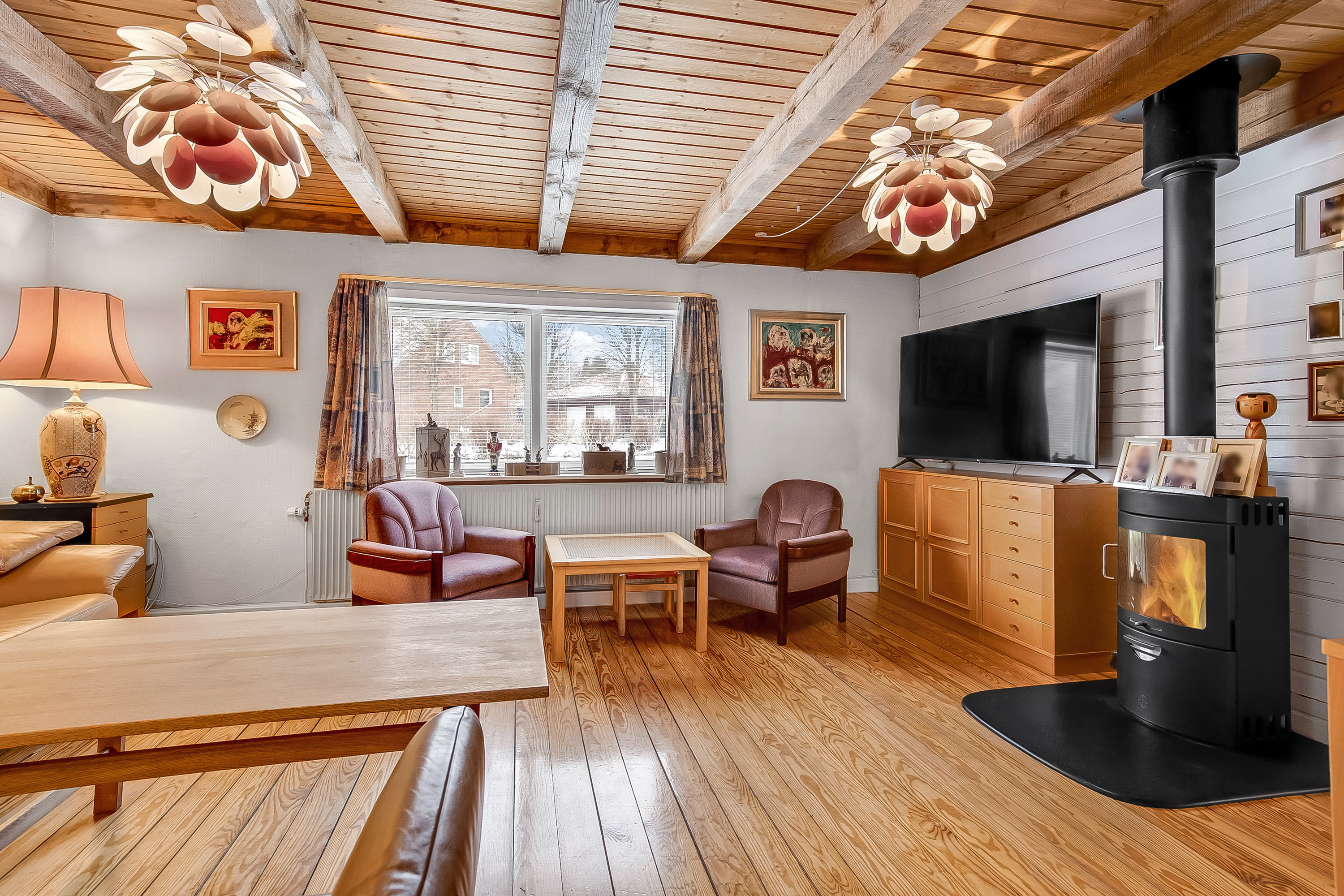 Miniaturebillede 1: stue. Billede af Hovgårdsvej 50, Grejs, 7100 Vejle