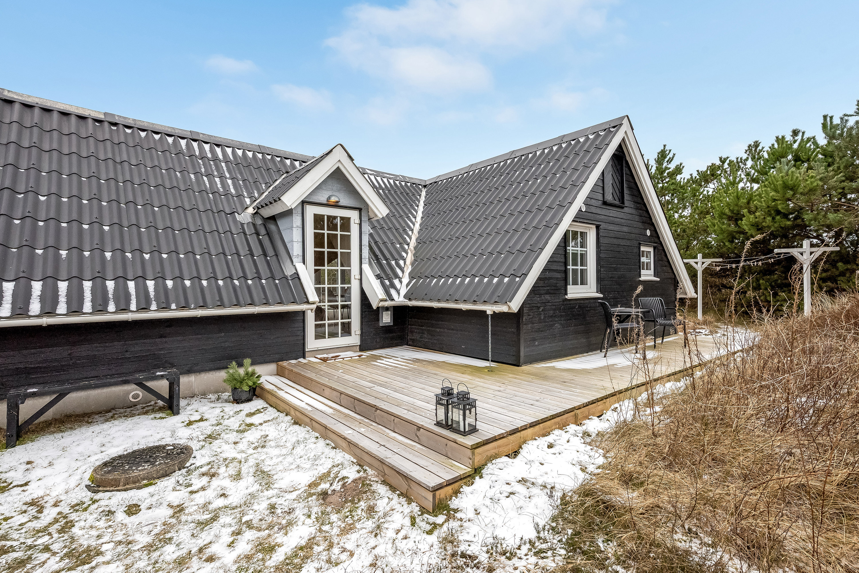 Fremhævet terrasse billede i fuldskærmstilstand. Billede af Vestklitvej 37, Klegod, 6950 Ringkøbing