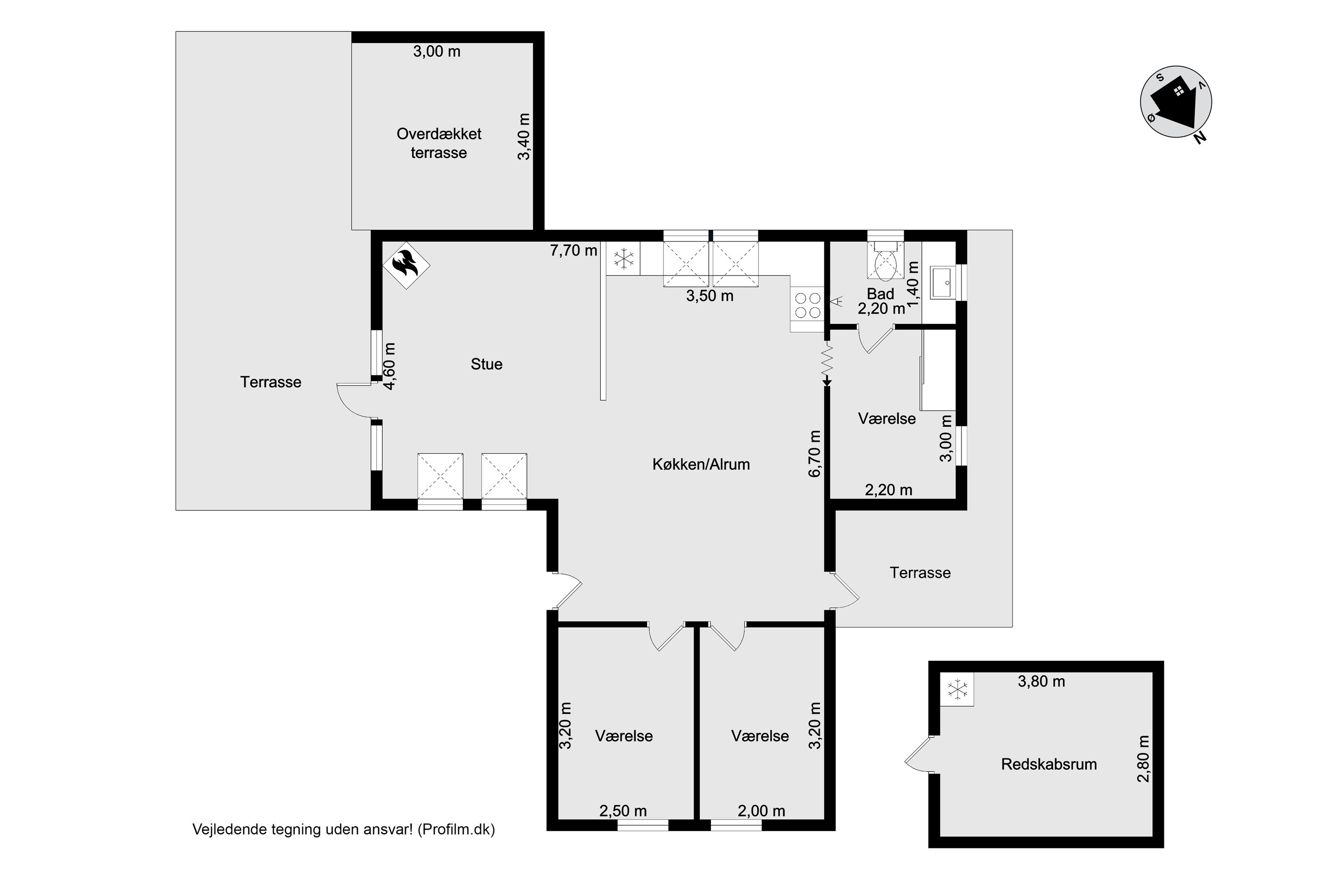 Plantegninger billede af Vestklitvej 37, Klegod, 6950 Ringkøbing