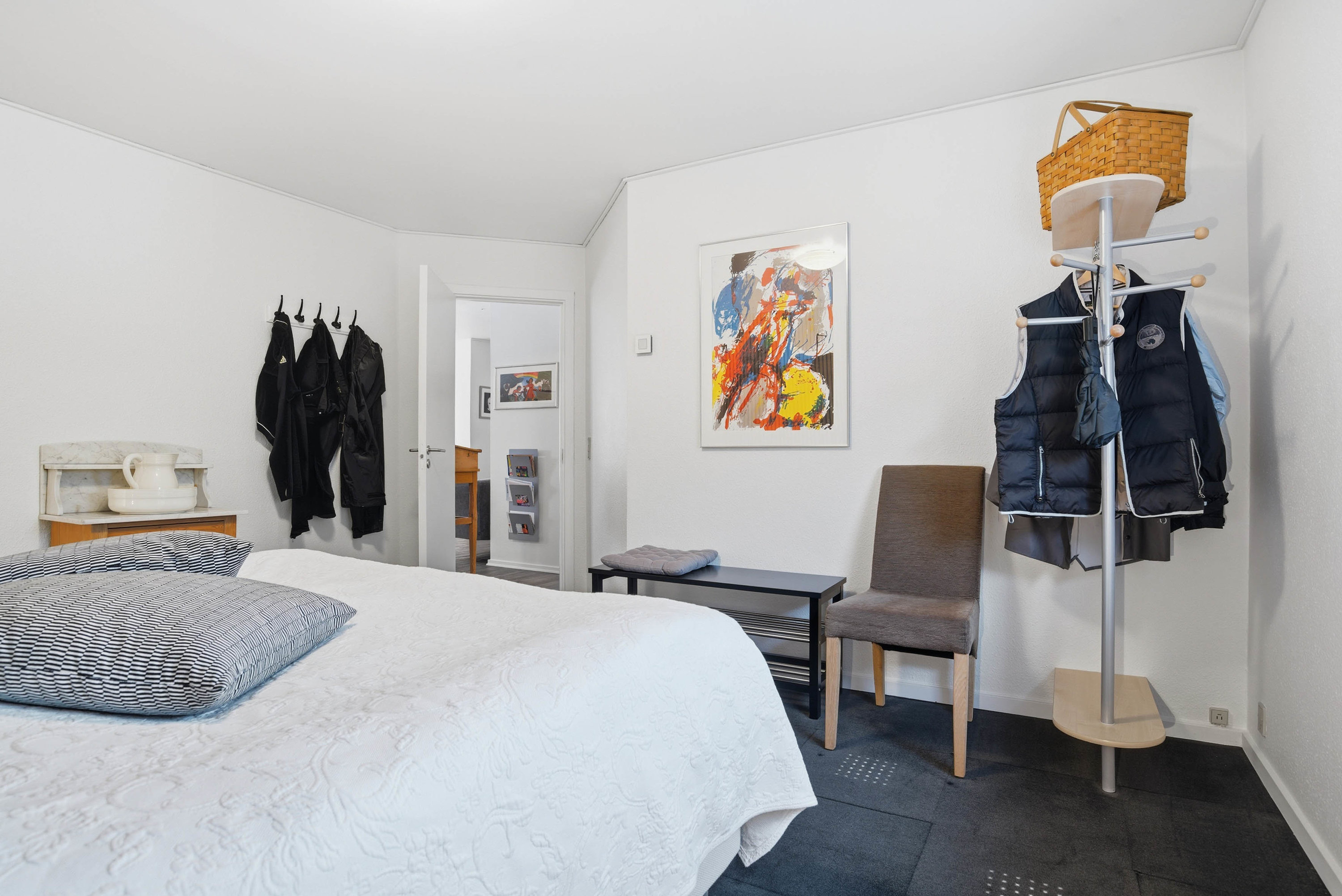 Fremhævet soveværelse billede i fuldskærmstilstand. Billede af Chr Winthers Vej 55, 7500 Holstebro