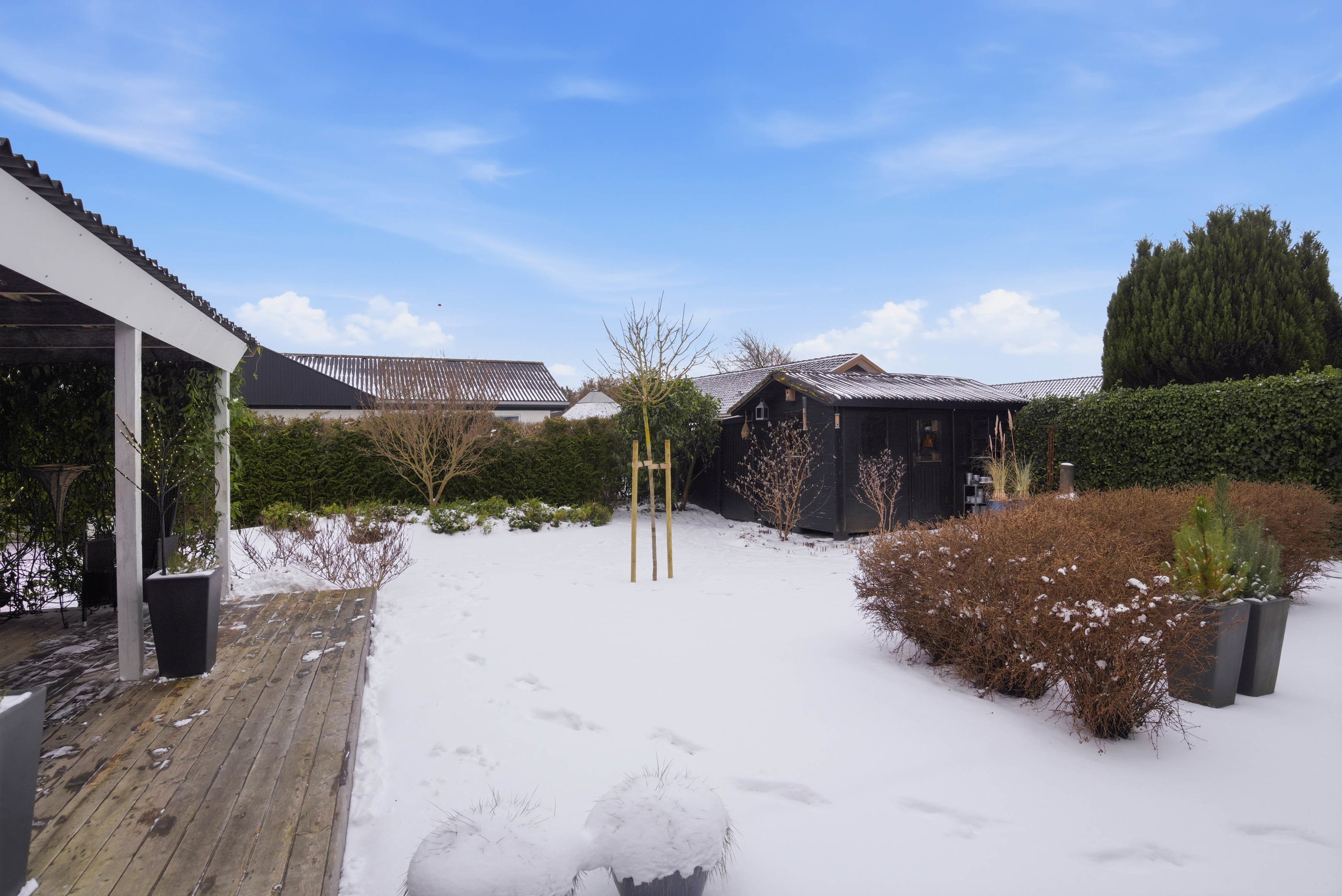 Fremhævet have billede i fuldskærmstilstand. Billede af Chr Winthers Vej 55, 7500 Holstebro