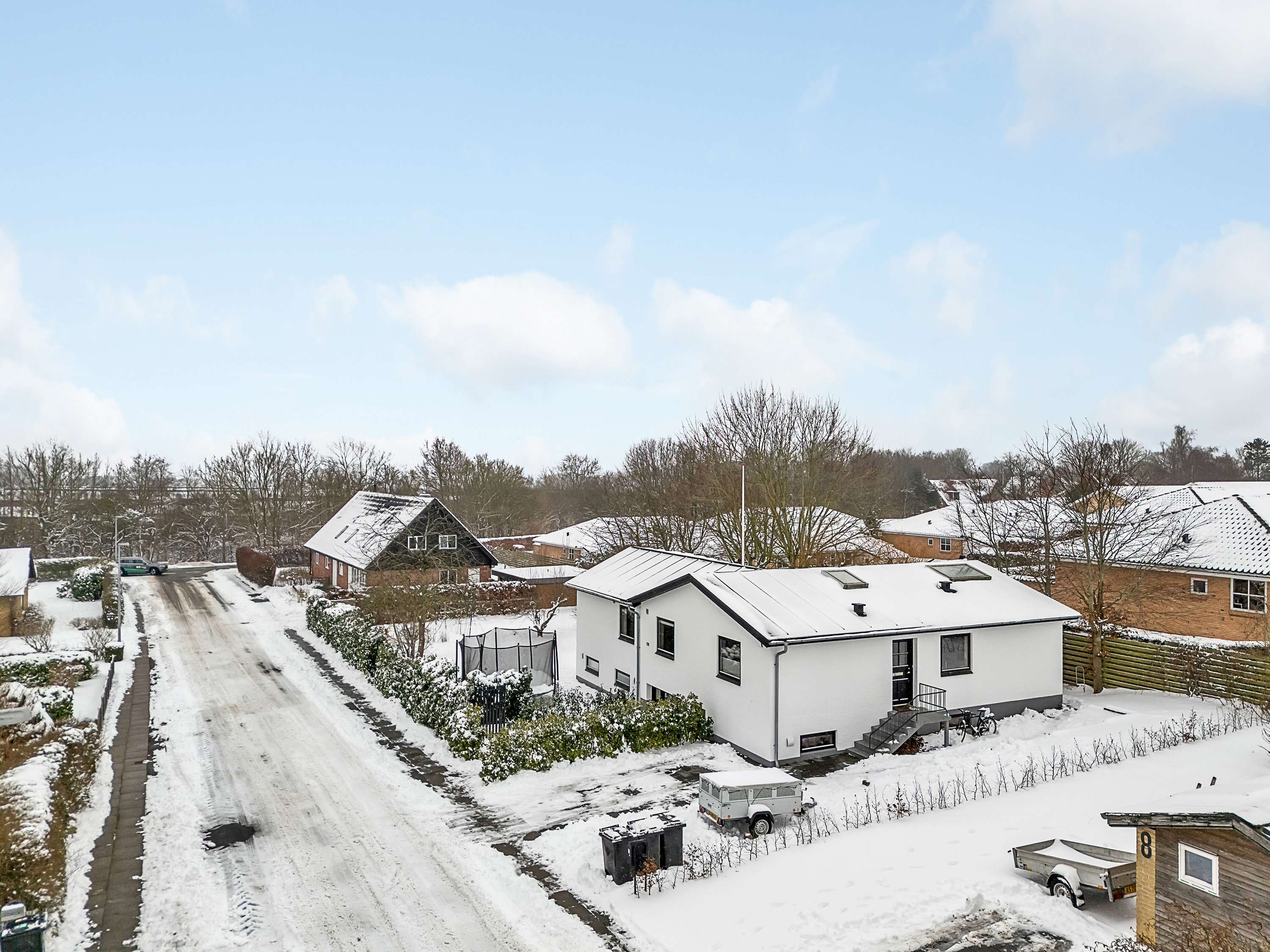 Fremhævet luftfoto billede i fuldskærmstilstand. Billede af Kådhøjvej 10, 8530 Hjortshøj