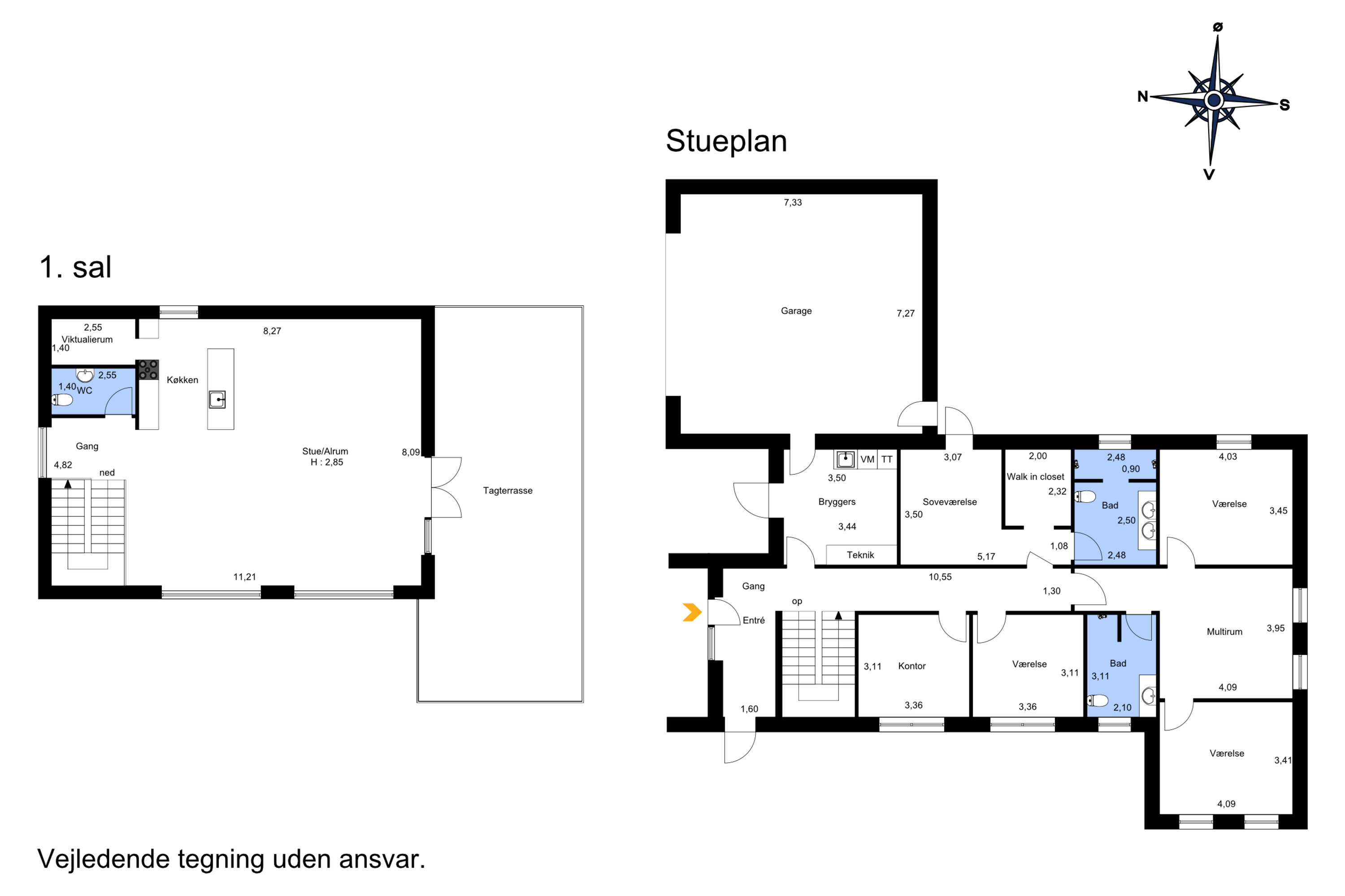 Plantegninger billede af Nørresøvej 36, Dons, 6051 Almind