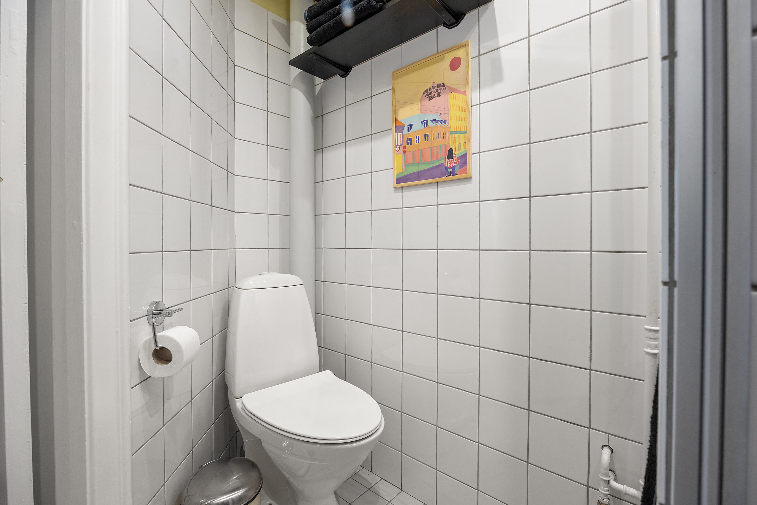 Fremhævet badeværelse billede i fuldskærmstilstand. Billede af Offenbachsvej 37, 2. th., 2450 København SV