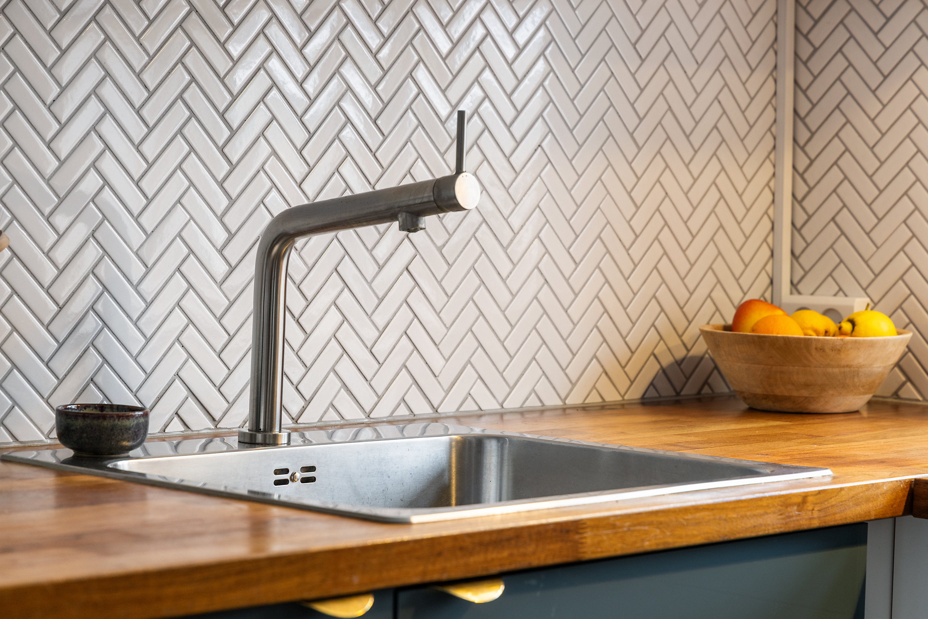 Fremhævet køkken billede i fuldskærmstilstand. Billede af Offenbachsvej 37, 2. th., 2450 København SV