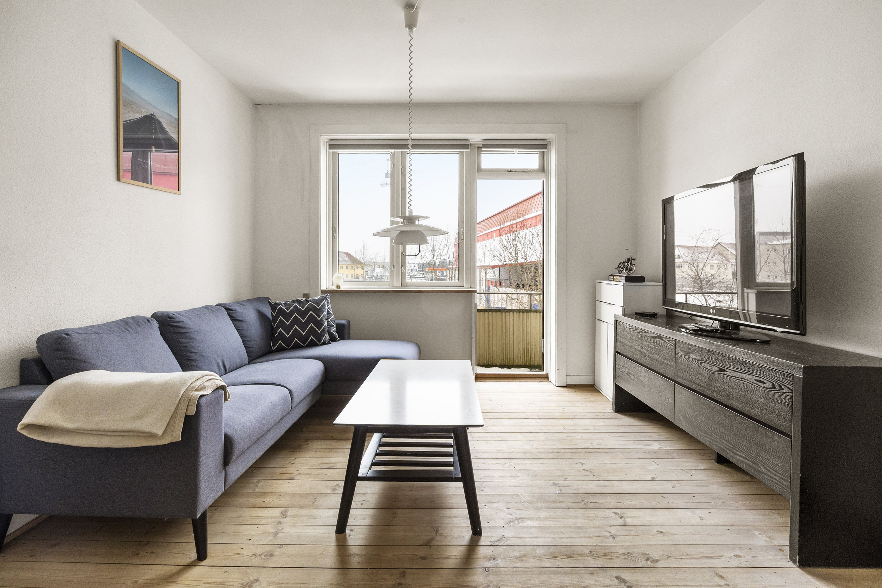 Fremhævet stue billede i fuldskærmstilstand. Billede af Haydnsvej 13, 1. th., 2450 København SV