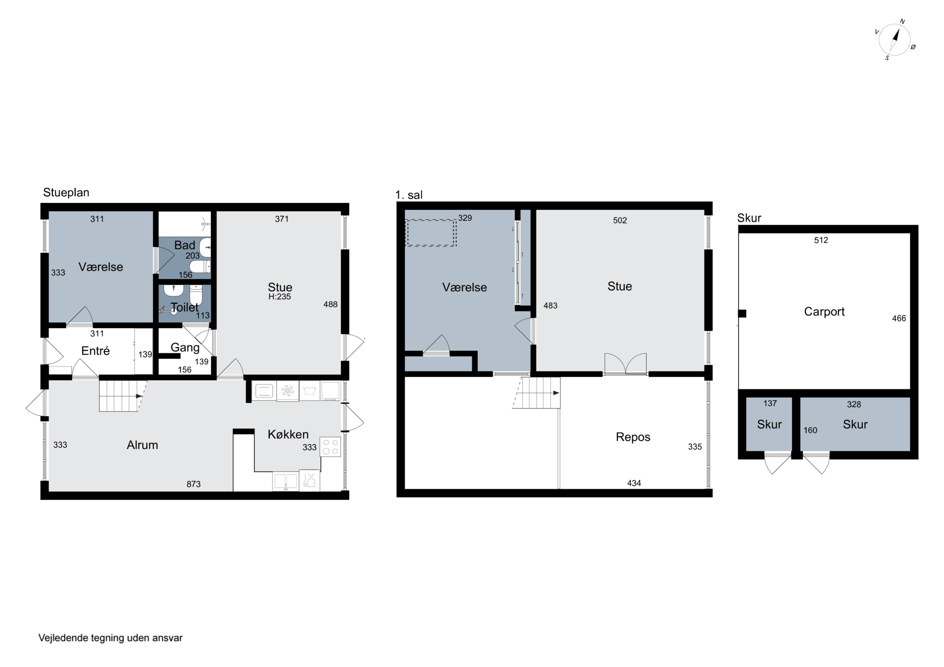 Plantegninger billede af Gassehaven 17, Gl Holte, 2840 Holte