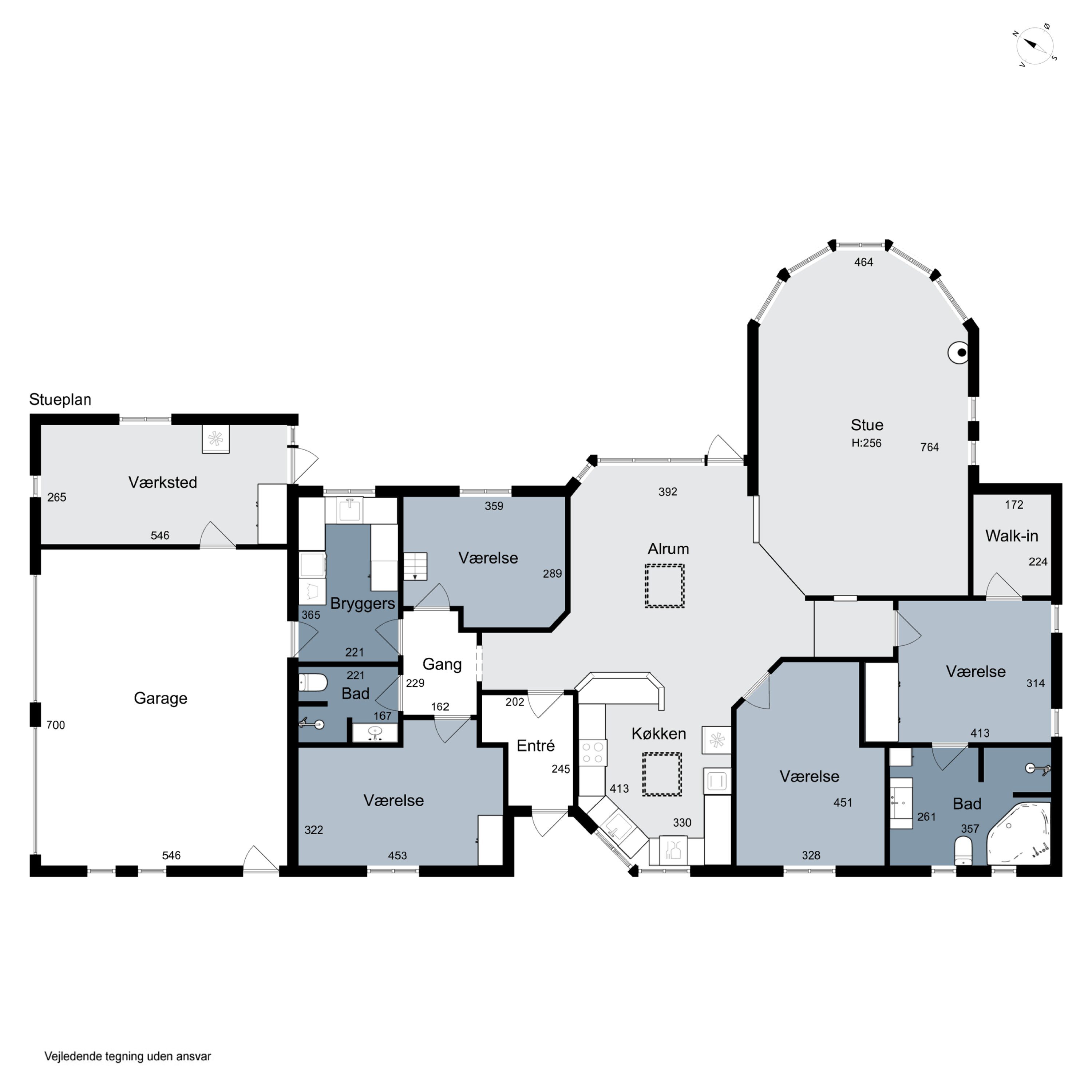Plantegninger billede af Ravnsbjerggårdsvej 301, 3480 Fredensborg