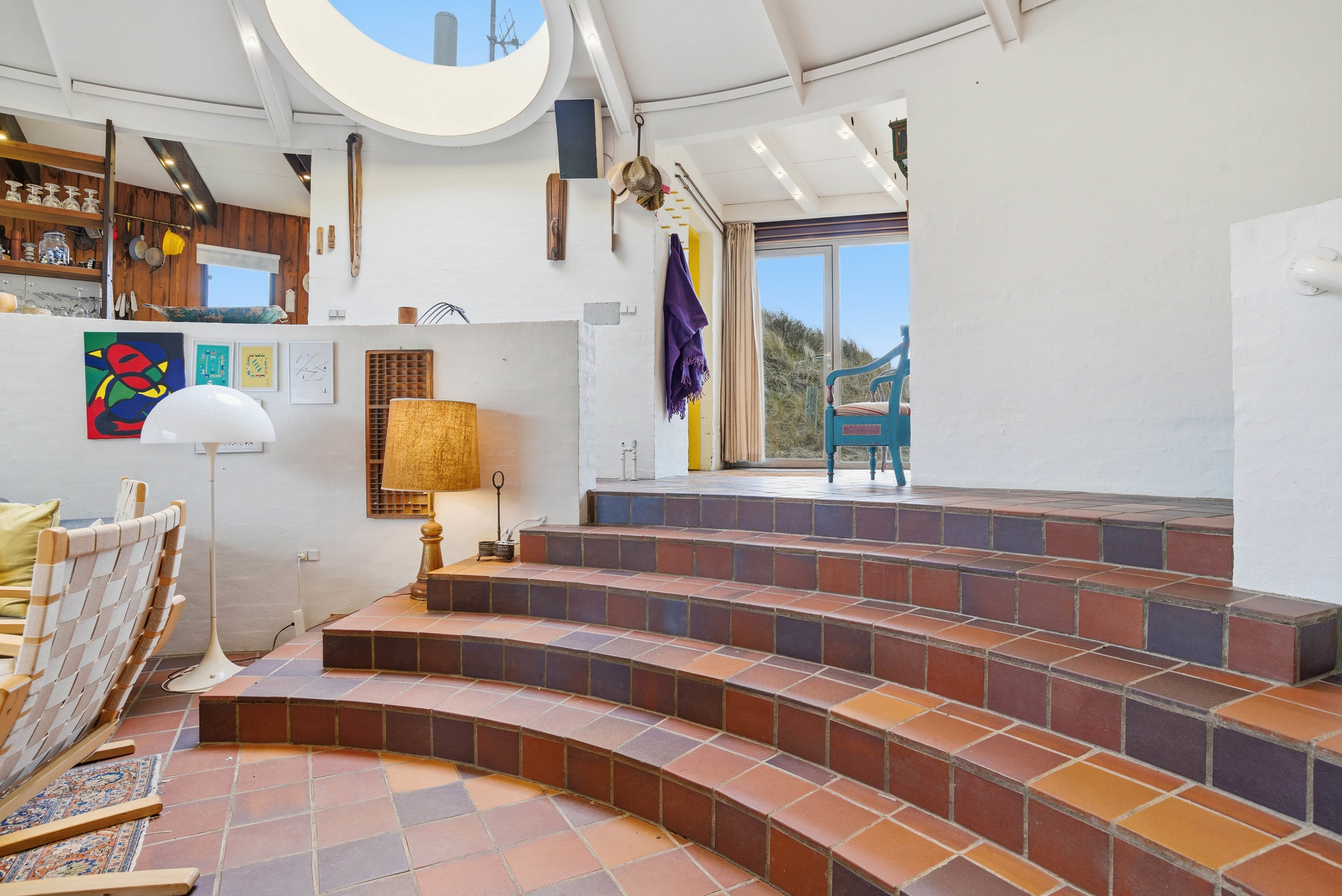 Fremhævet trappe billede i fuldskærmstilstand. Billede af Hafavej 63, Søndervig, 6950 Ringkøbing